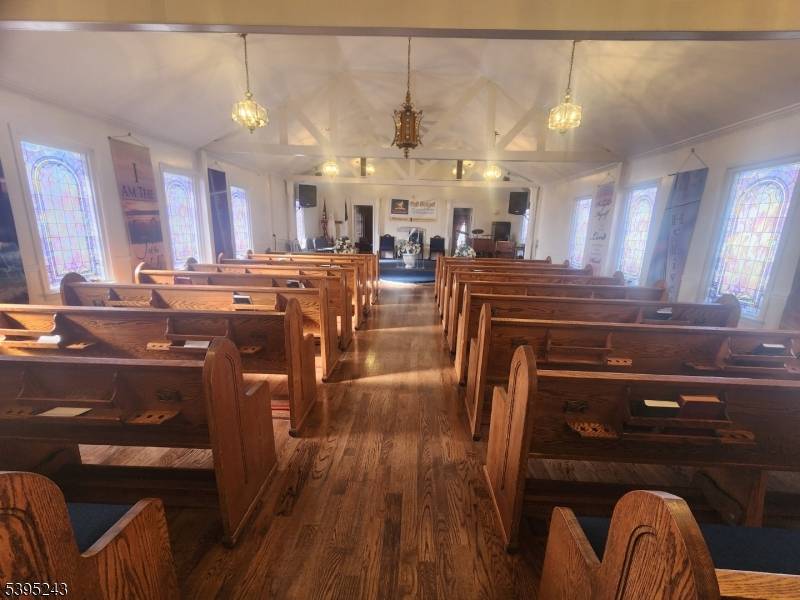 Beautiful brick building being use for religious services.