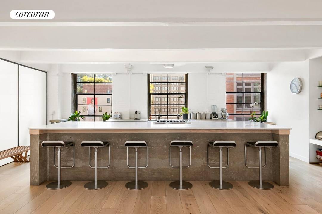 Stretch out and relax in this sprawling full floor, two three bedroom, two bathroom loft featuring a home office and den, like new designer interiors, exceptional storage, and a unique ...