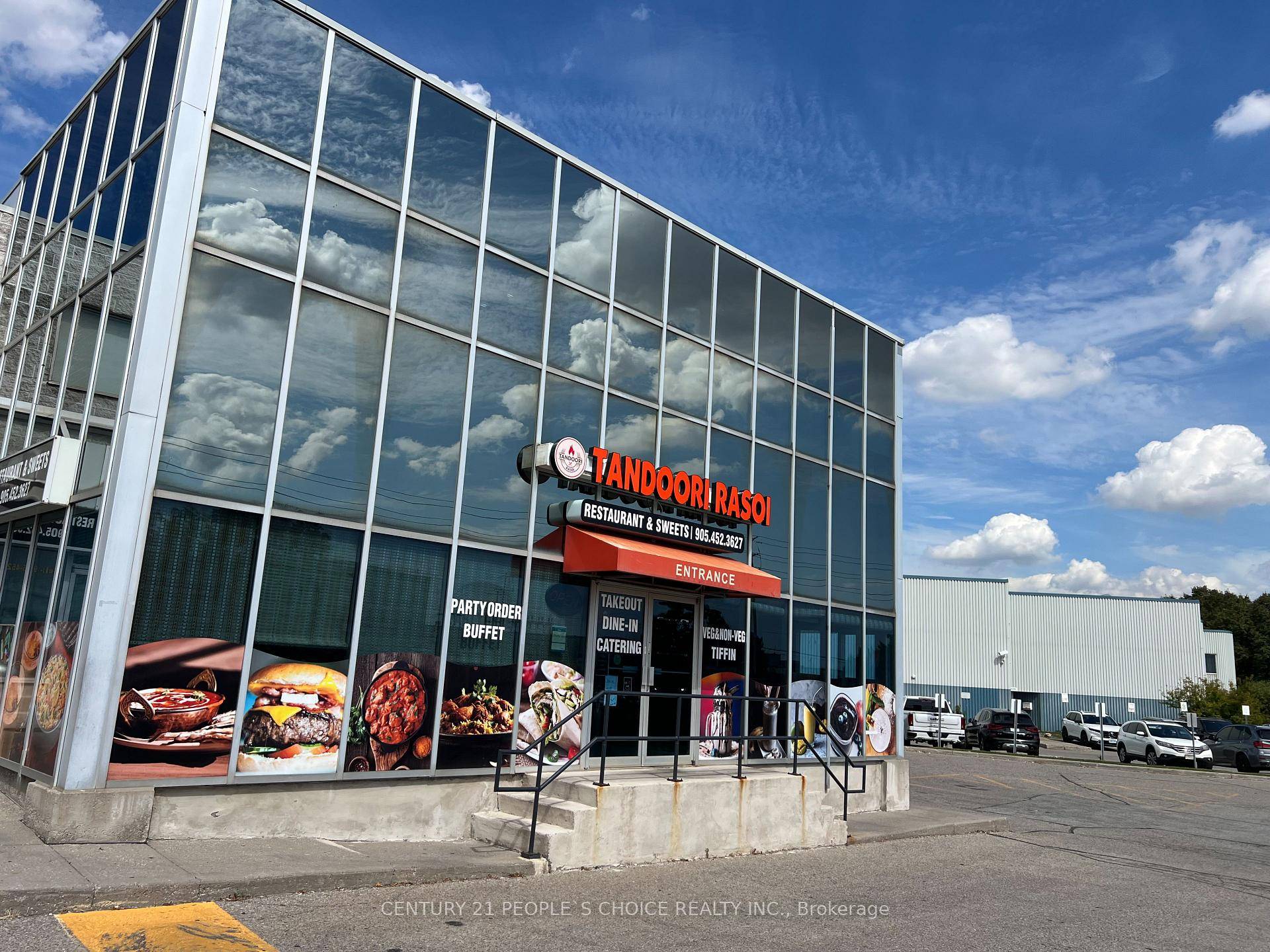 Turnkey restaurant opportunity in a prime, high traffic Brampton location surrounded by residential and industrial areas, ensuring steady foot traffic all day.