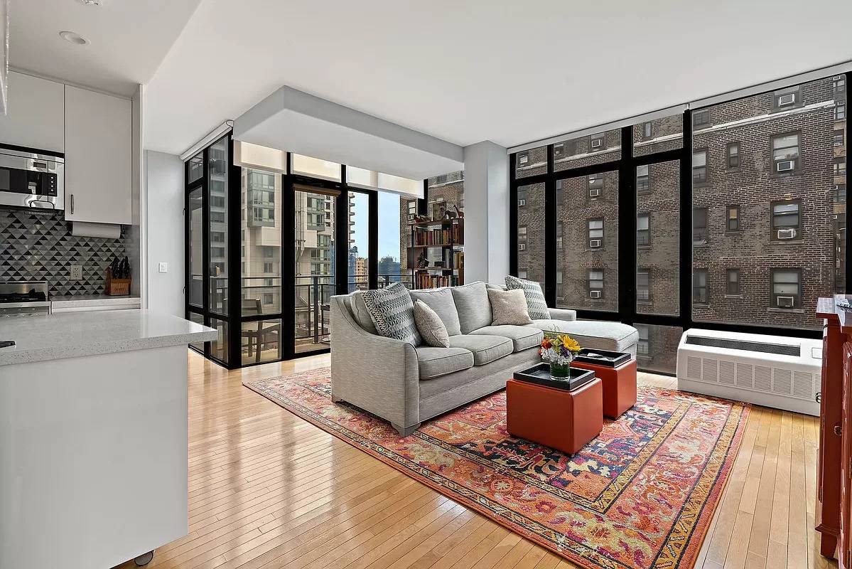 Welcome to apartment 14C, a spacious corner one bedroom, one bathroom home located at the crossroads of Gramercy, Flatiron and Kips Bay.