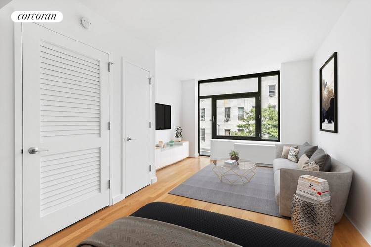 Make Williamsburg your home with this studio apartment with tons of natural light and open views !