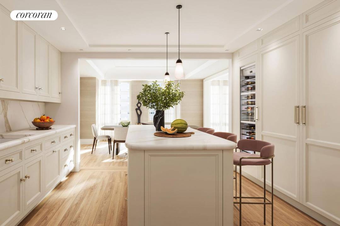 Greenwich Village Full Floor Four Bedroom with Private Elevator Entry Designed by the acclaimed Robert A.