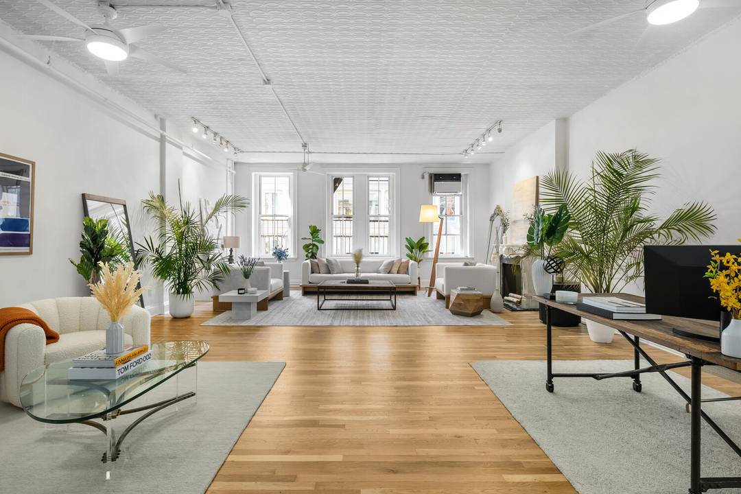 This is a rare opportunity to own a piece of SoHo history, this Prewar loft Condominium is located in Soho's coveted Historic Cast Iron District between Spring and Broome.