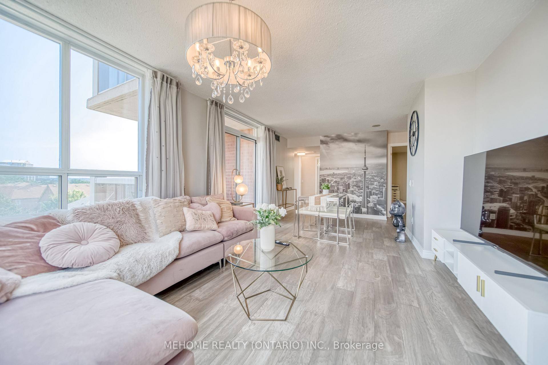 Rarely Offered 3 Bedroom Designer Renovated Corner Unit Move In Ready !