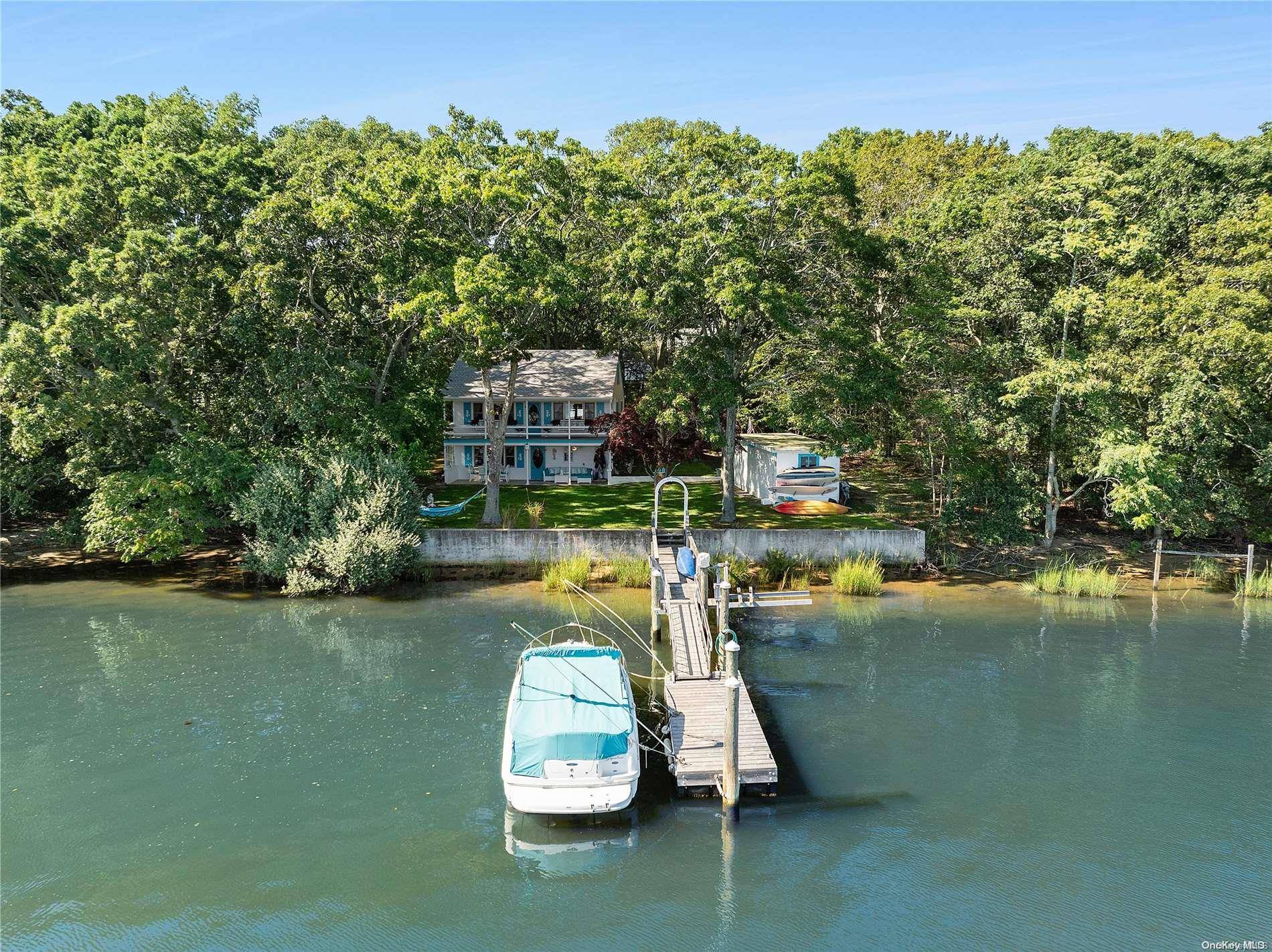Introducing a unique waterfront property to the market for the first time an exceptional treasure with an unprecedented 228 feet of water frontage in the sought after Redwood Island neighborhood ...