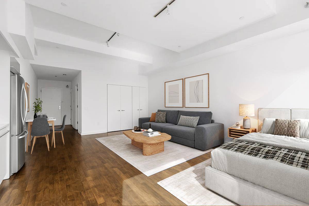 Available September 1st. Welcome to Downtown by Philippe Starck at 15 Broad Street, a phenomenal high floor loft apartment.