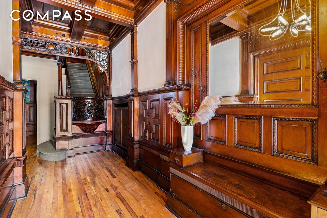 Introducing 859 St. Marks Avenue a truly majestic, south facing five story limestone mansion set on one of the most architecturally significant streets in the Crown Heights North Historic District.