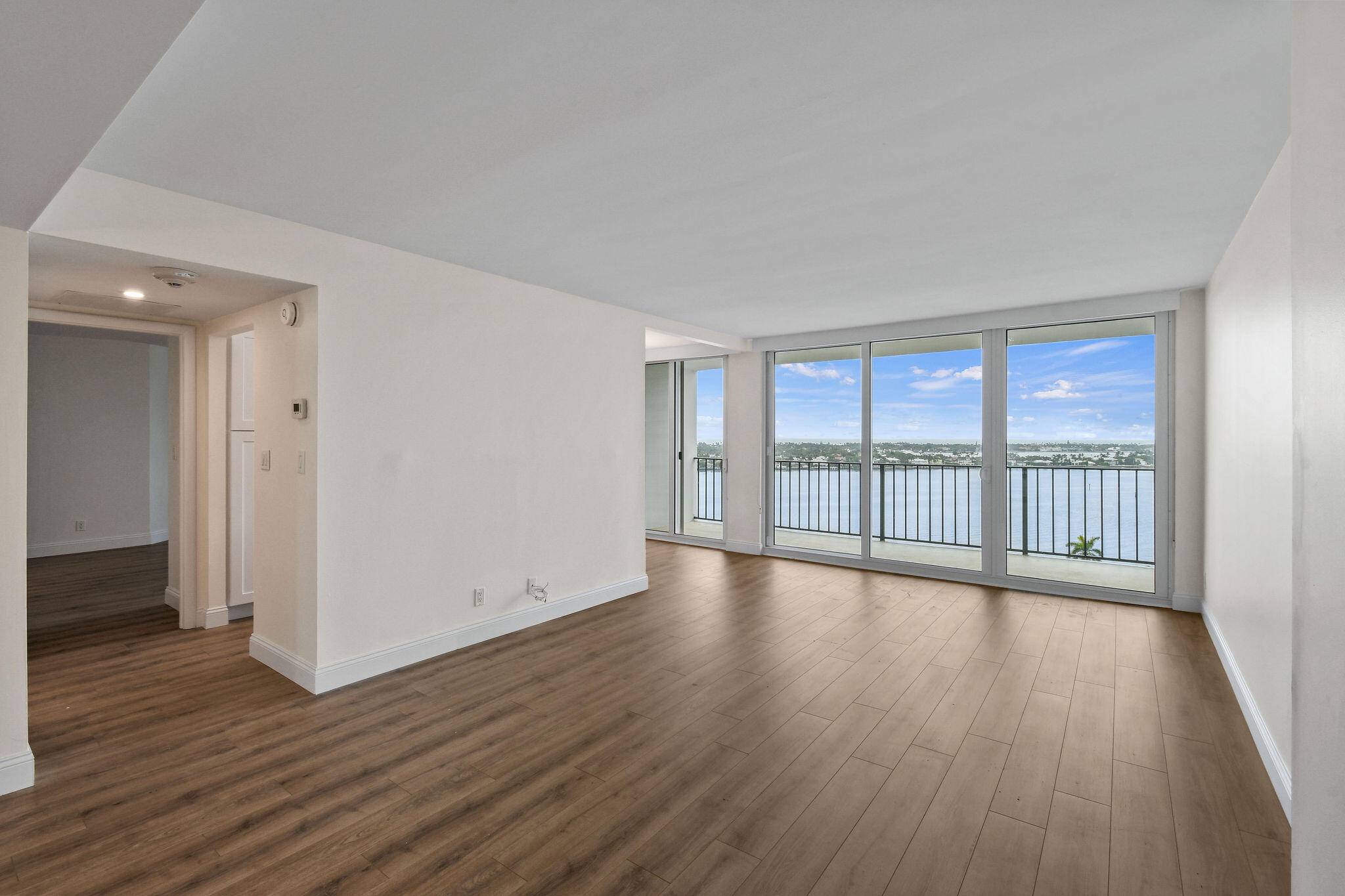 Enjoy Breathtaking views of Intracoastal all the way out to the Atlantic Ocean from your Large and very private Terrace.