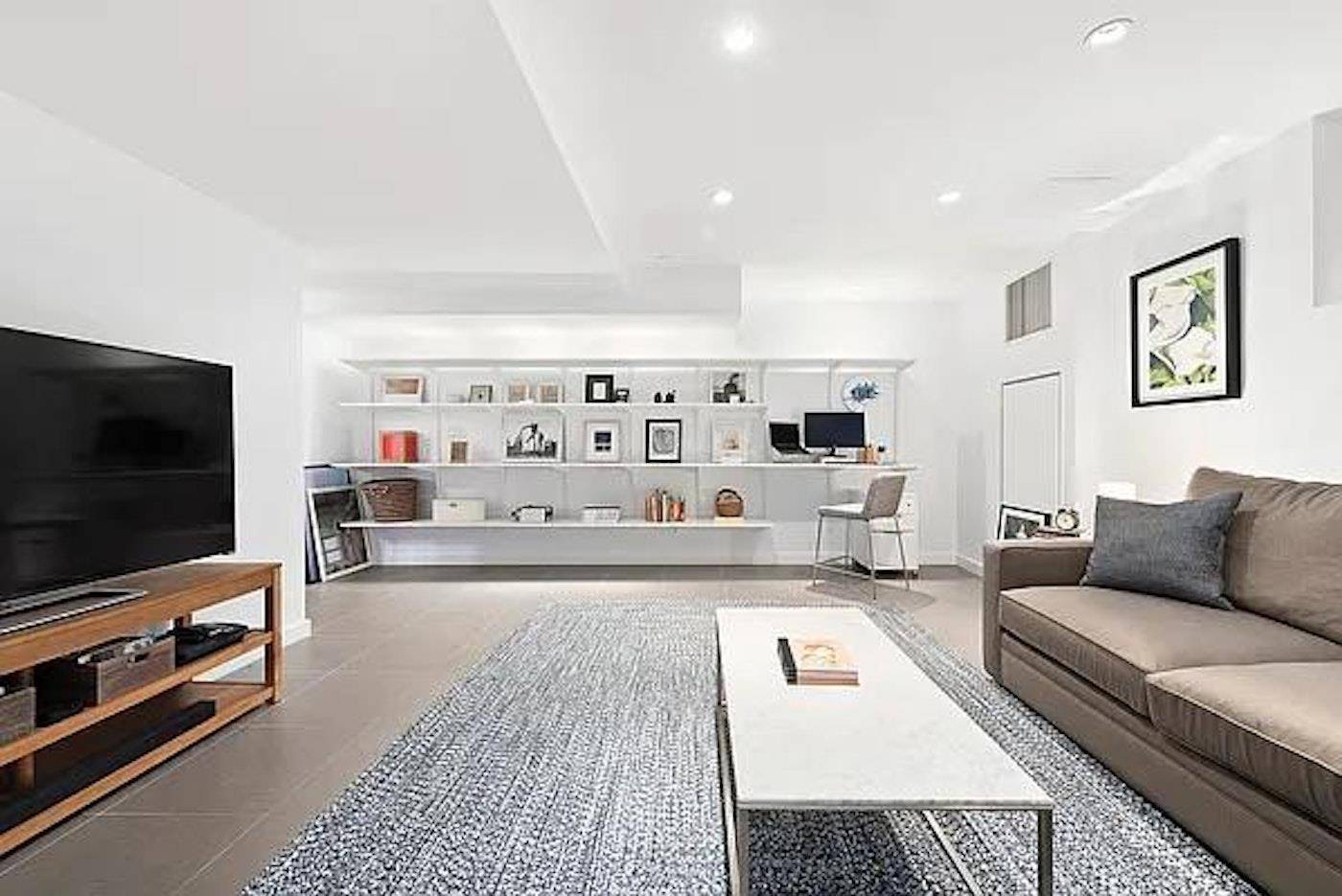 Set in a contemporary condominium one block from McCarren Park, this impeccably designed duplex apartment spans 1, 164 square feet and features wide plank hardwood floors, oversized windows, and high ...