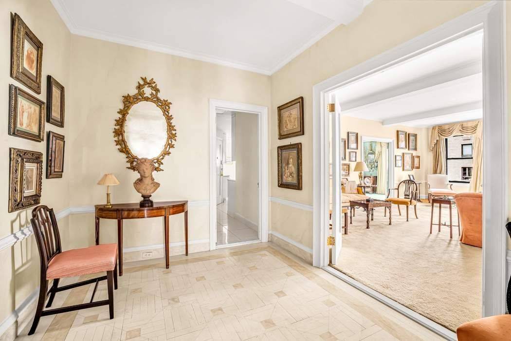 21 East 87th Street, 7B Spacious, light flooded, prewar, 9 room apartment in prime Carnegie Hill location, this gracious property has the original floorplan and has been beautifully maintained by ...