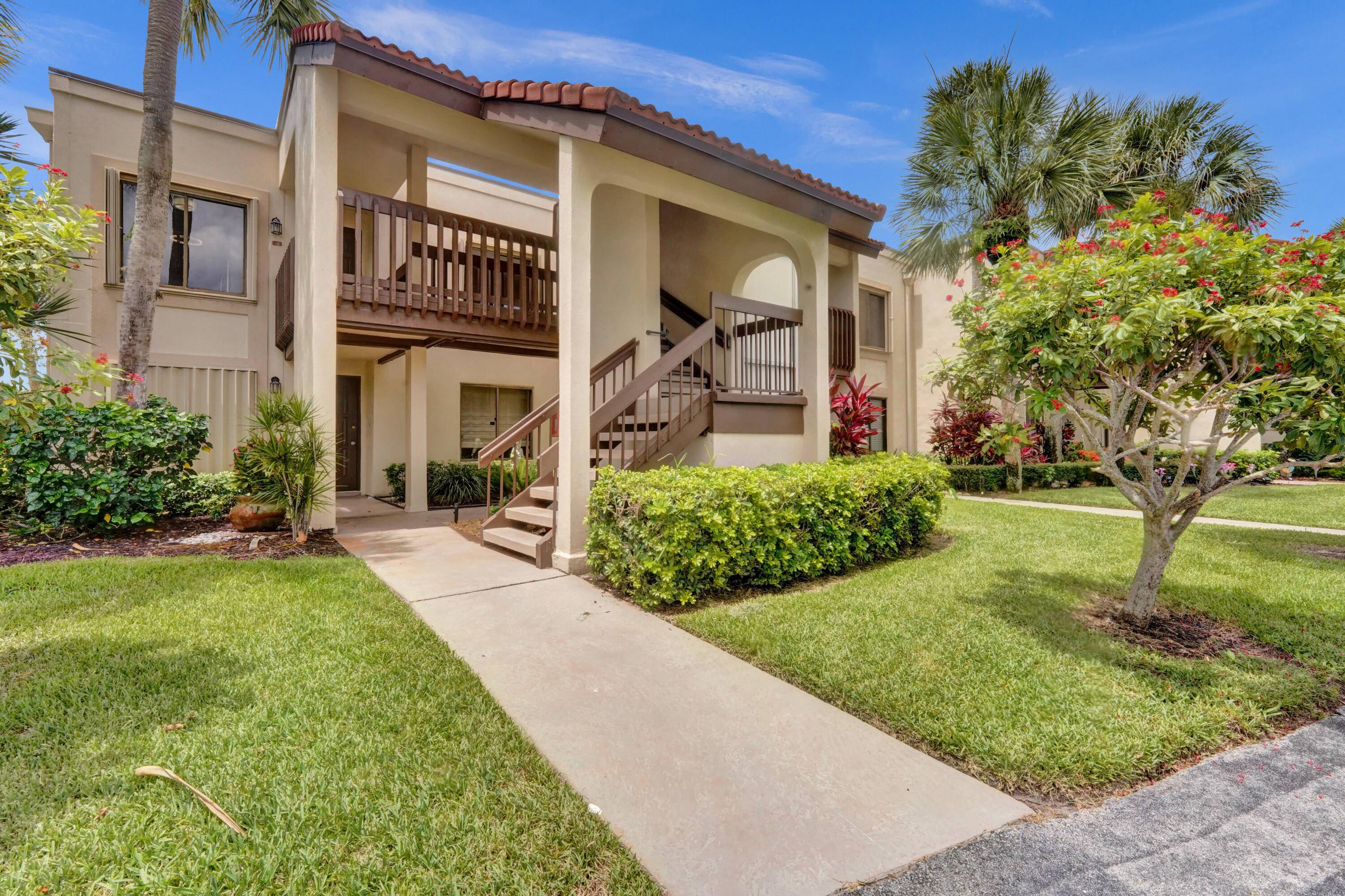 Freshly painted 2 bedroom 2 bath 2nd floor unit in this very desirable over 55 community with its OWN PRIVATE DEDICATED LIFT.