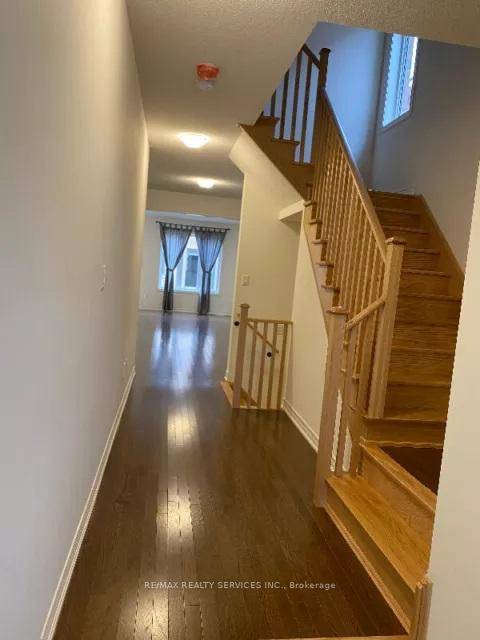 Gorgeous, about three years old, 4 Bed Rooms Semi Detached, 11 Feet Ceiling On Both The Floors, Hardwood Floor on main and 2nd floor hallway, Oak Stairs.