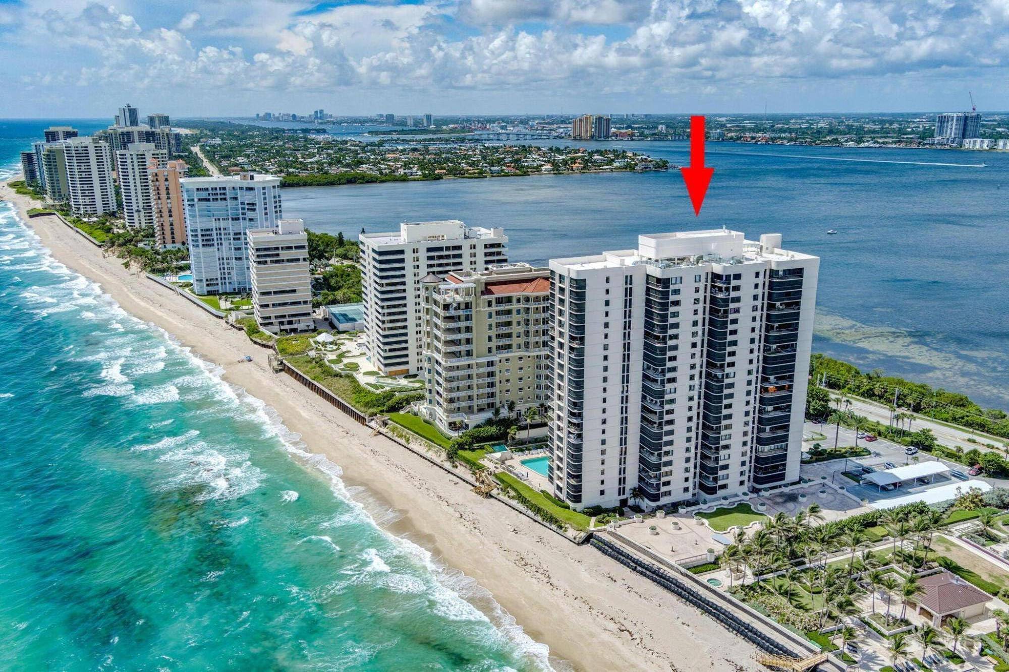 Enjoy fabulous sunrises over the ocean and magnificent sunsets overlooking the intercoastal waterway from 2 generously sized balconies.