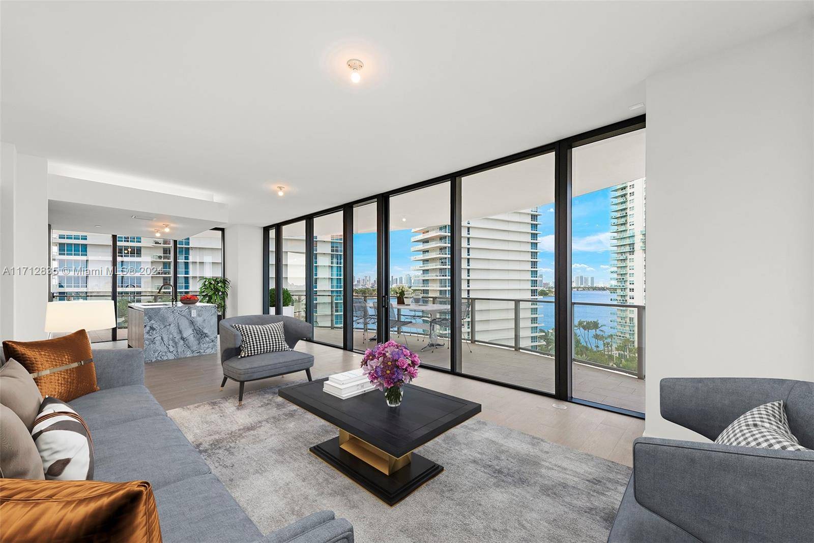 Never lived in, brand new, spectacular corner two bedroom residence at Five Park Miami Beach.