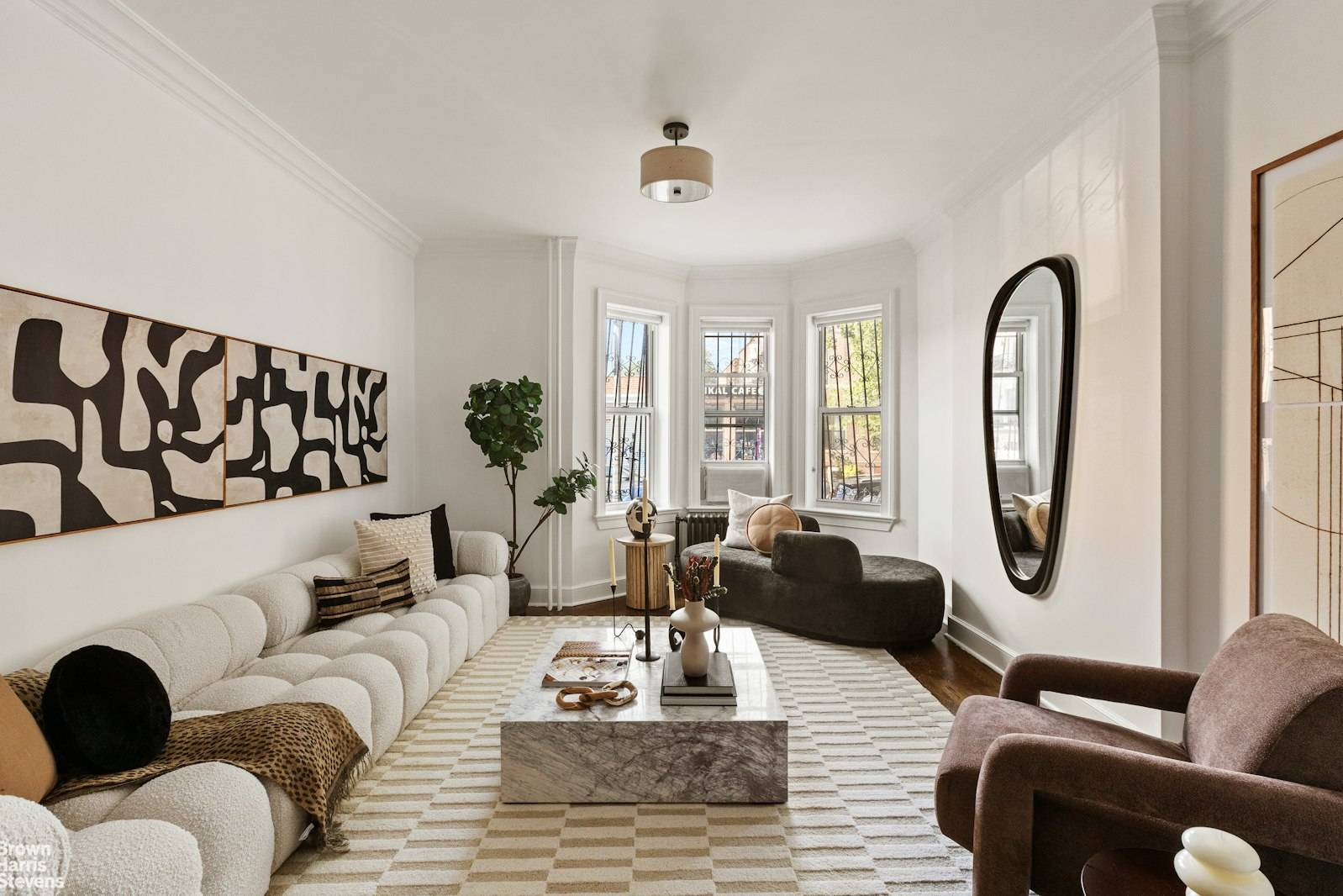 Thoughtfully designed and impressively scaled, this sun drenched home at 891 Knickerbocker Avenue is a rare blend of form and function with a private landscaped backyard, expansive interiors, and refined ...