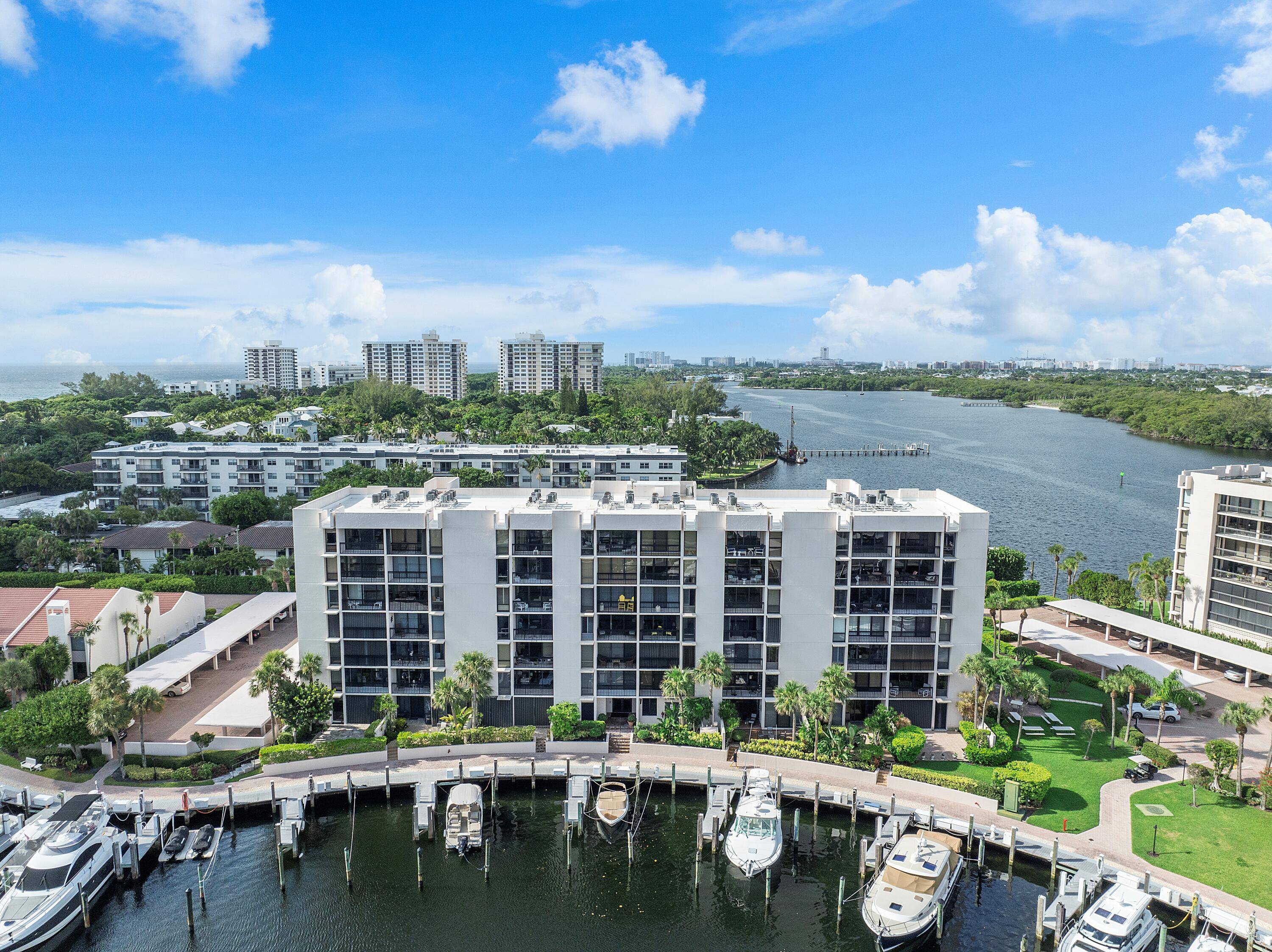 Beautiful views overlooking the marina !