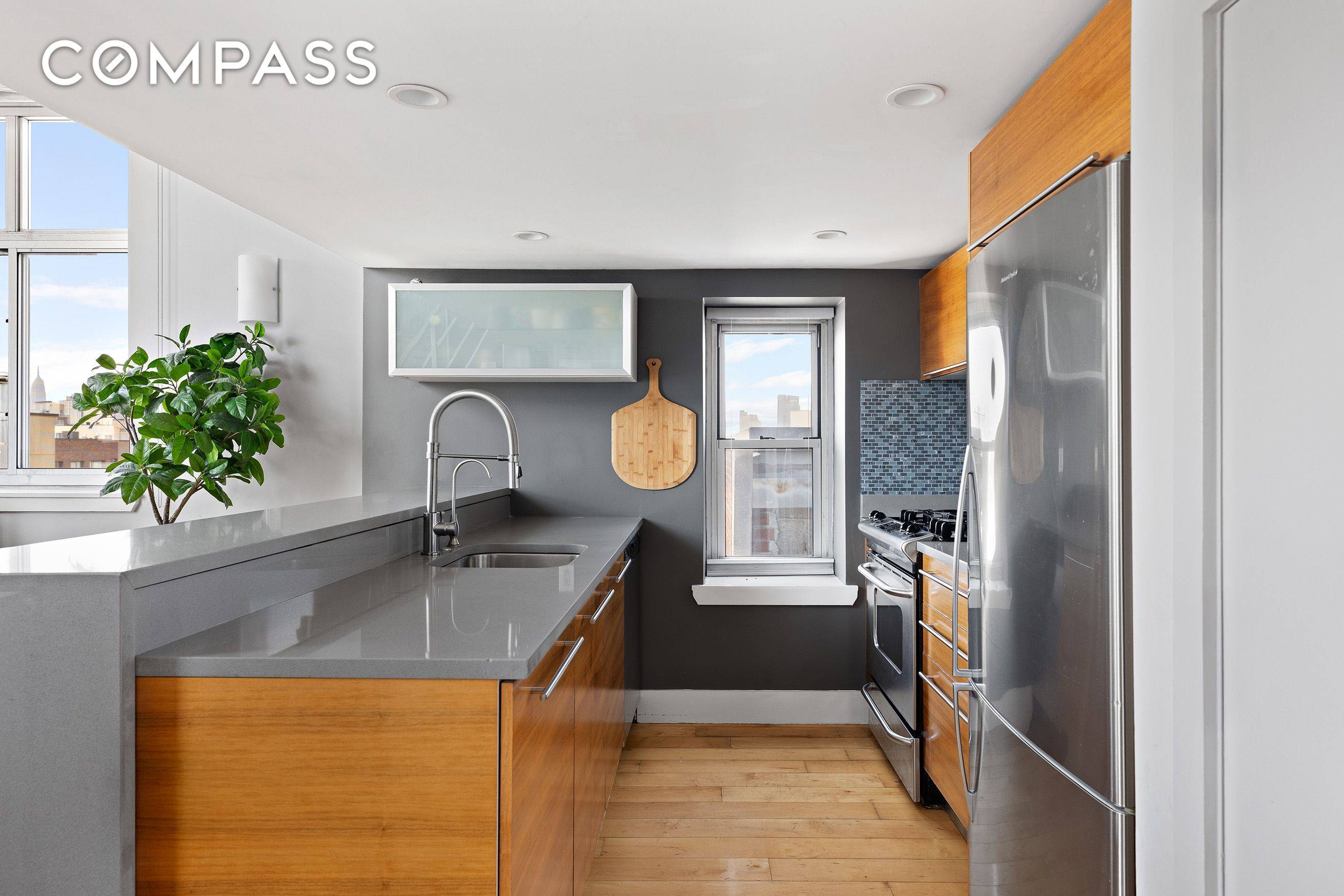 Welcome to Penthouse B at 447 Humboldt Street, a sun drenched 2 bedroom, 2 bathroom duplex offering soaring 14 foot ceilings, sleek modern finishes, and the ultimate private outdoor experience.