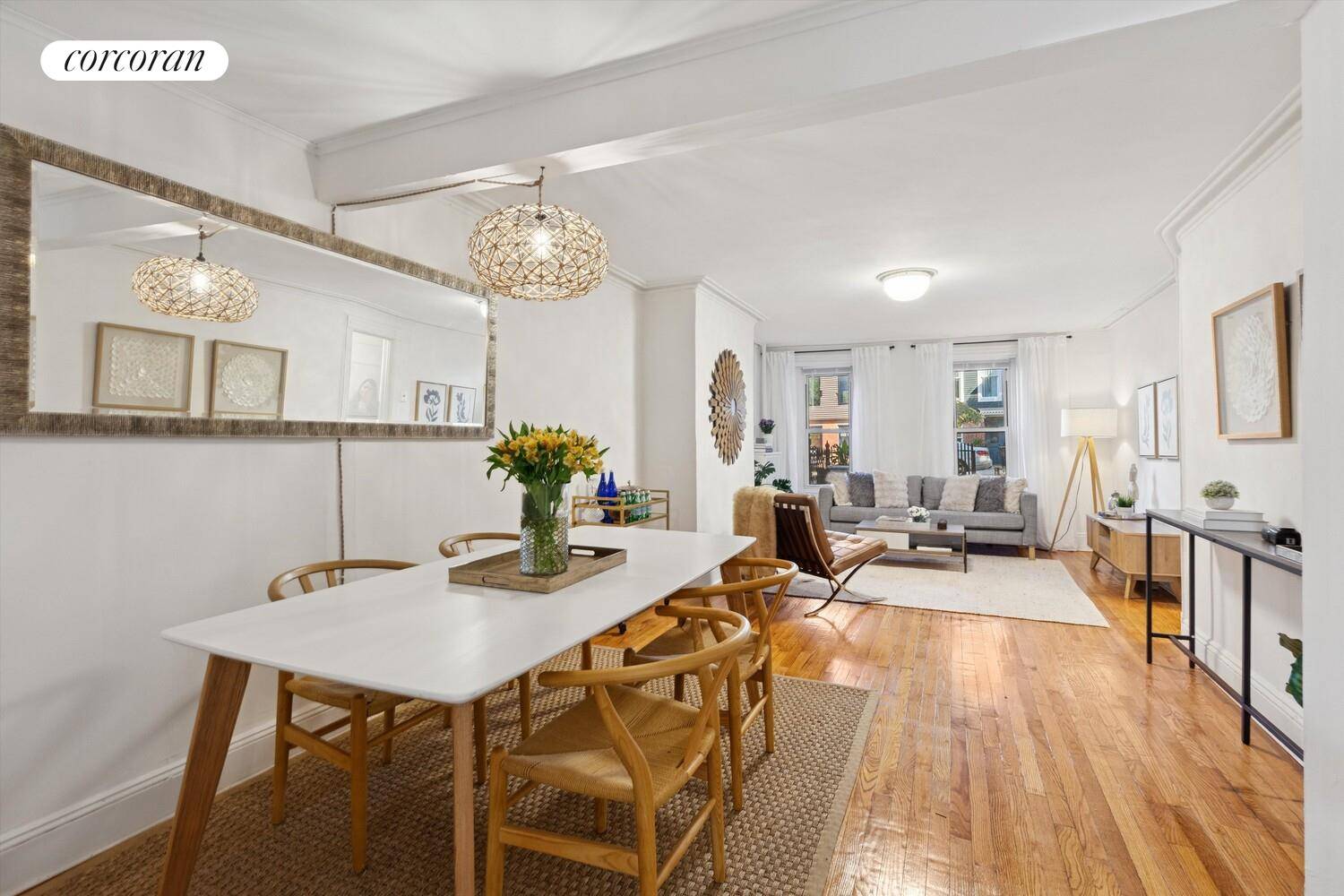 42A Windsor Place Charming Two Family Townhouse, on a Picture Perfect South Slope Block !