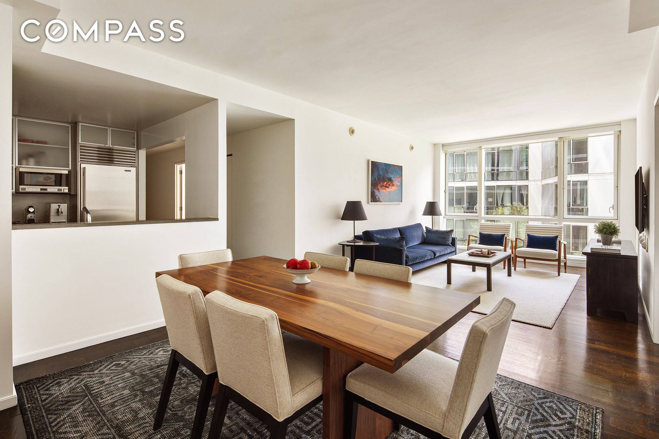This spacious and meticulously designed 2 bedroom, 2.