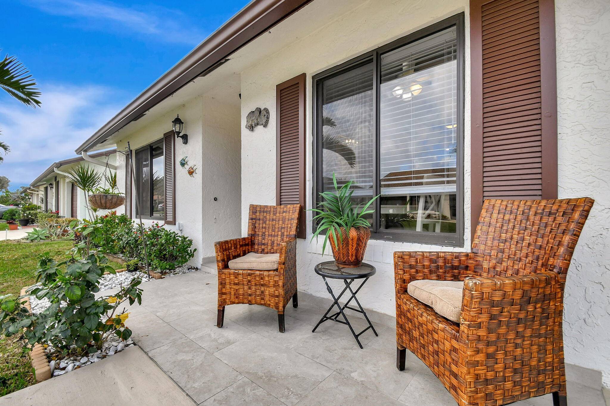 Stylish move in ready home offers modern comforts in a vibrant 55 community !