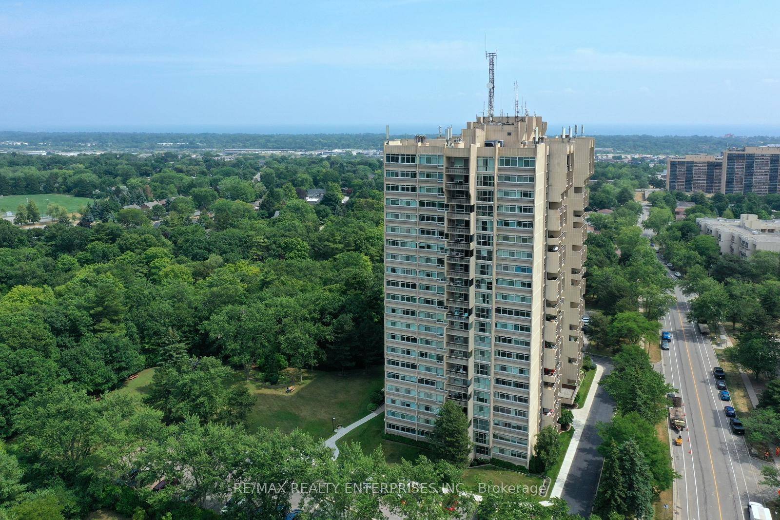 What a view ! The most desirable view, from a Spacious, 13' private, balcony, view of the forest, gazebo, benches with parklike setting.