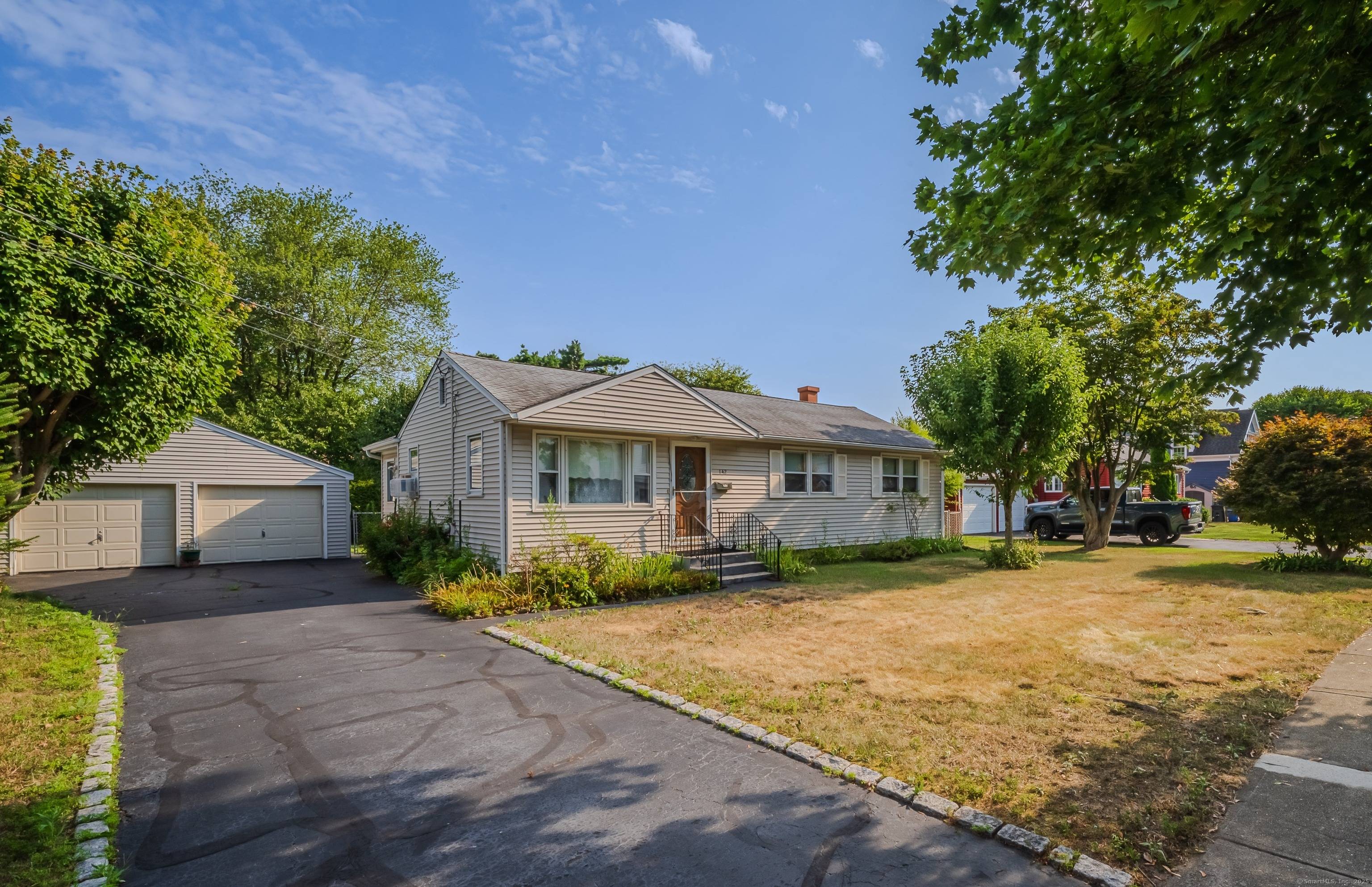 Charming 3 bedroom, 1 bath Ranch nestled on a private lot surrounded by mature privacy hedges in a phenomenal Fairfield neighborhood.