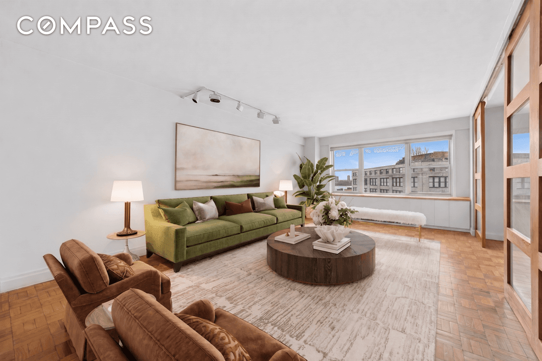 Perched above the West Village, Residence 15CD at 14 Horatio Street is a rare, thoughtfully combined two bedroom, two bathroom home offering exceptional scale, light, and flexibility.