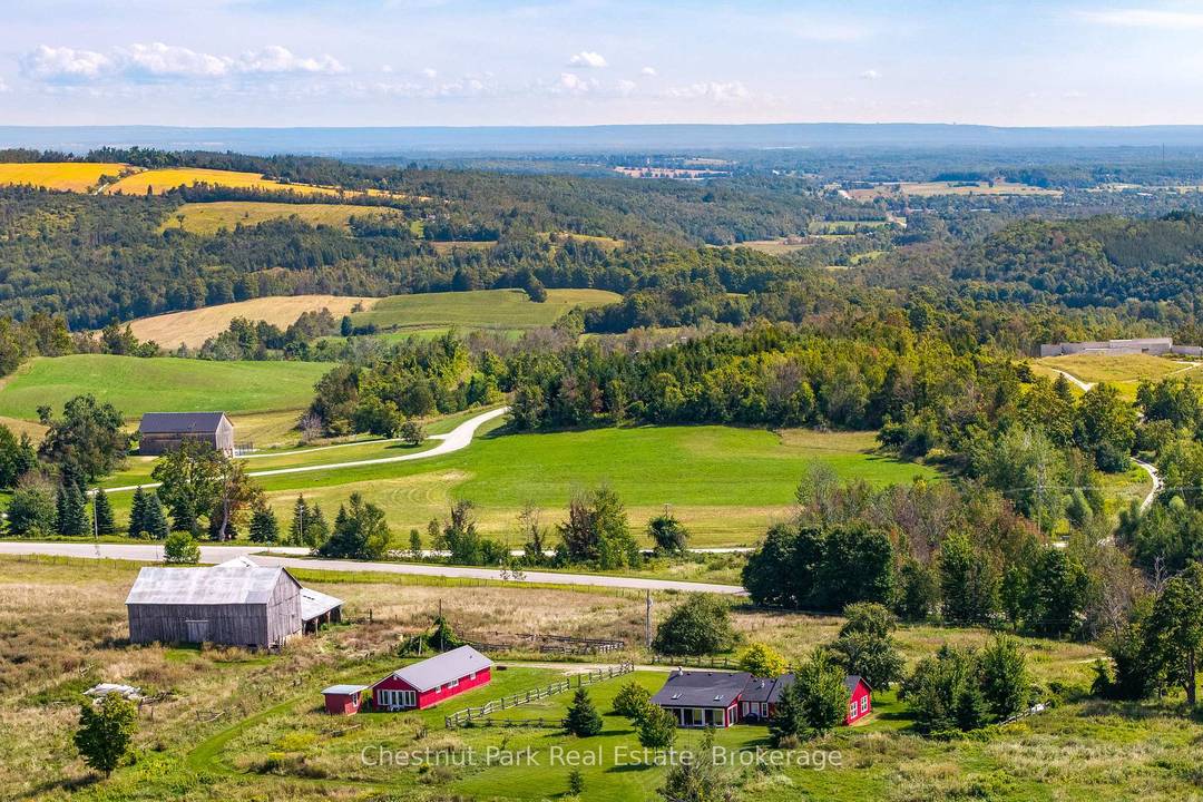 Welcome to a once in a lifetime 100 acre property approx on prestigious Concession 8, Glen Huron.