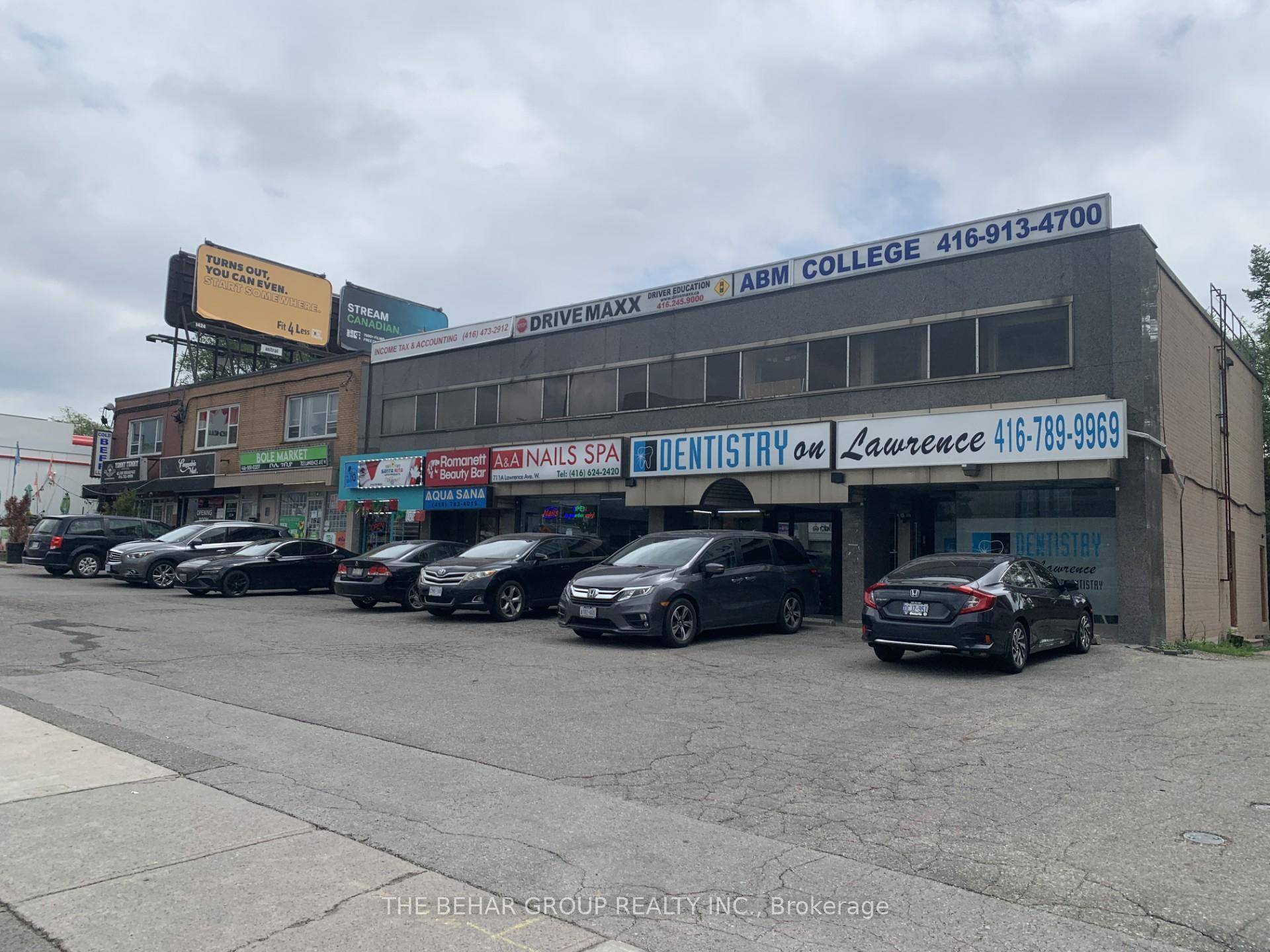 Second floor office opportunity situated at Allen and Lawrence with street exposure.