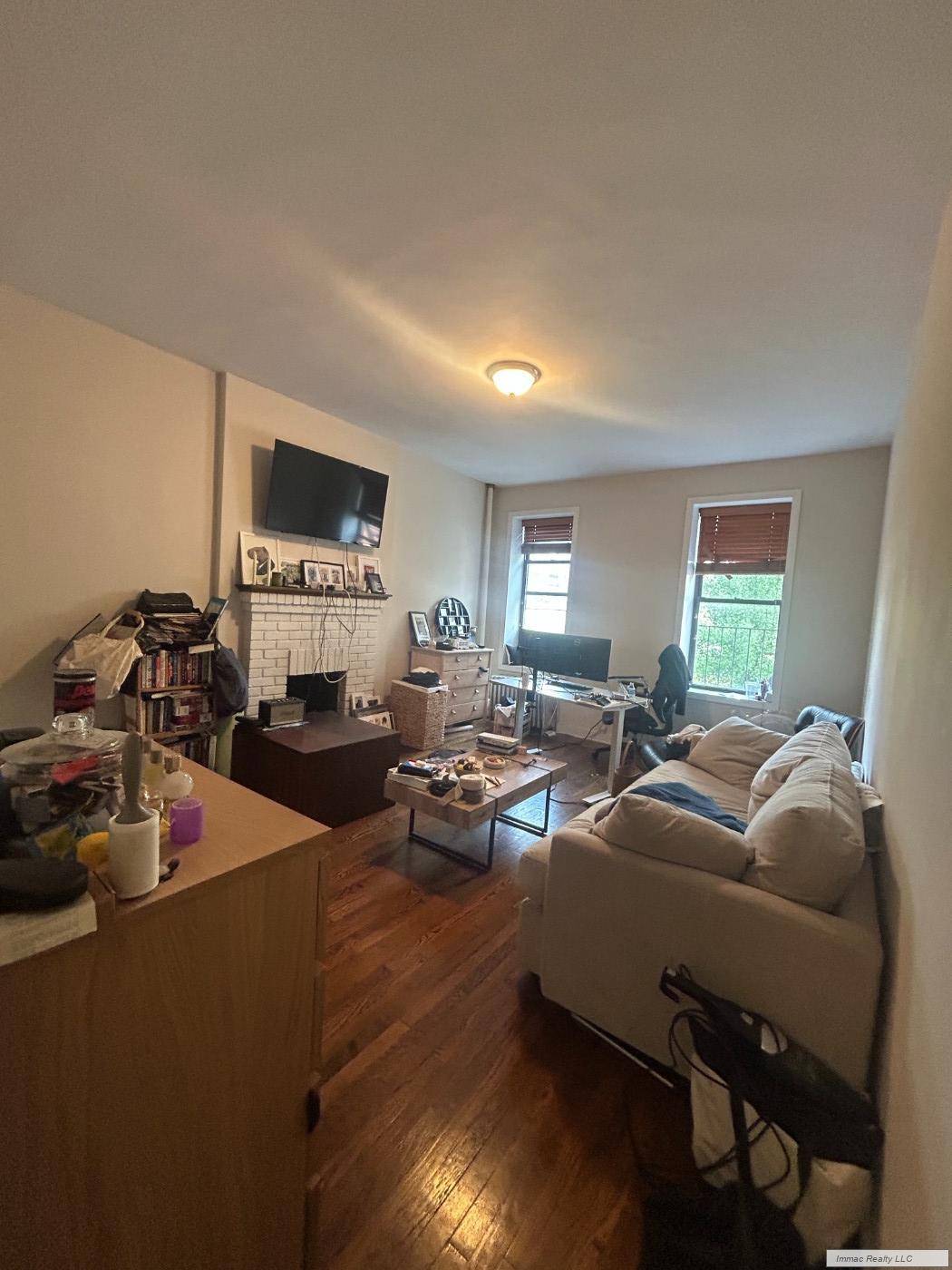 AVAILABLE MID AUGUSTWest 10th ST Between 7th and Waverly Please Large Alcove Studio with separate kitchen Fantastic new studio on quiet 10th Street, with loft height ceilings.