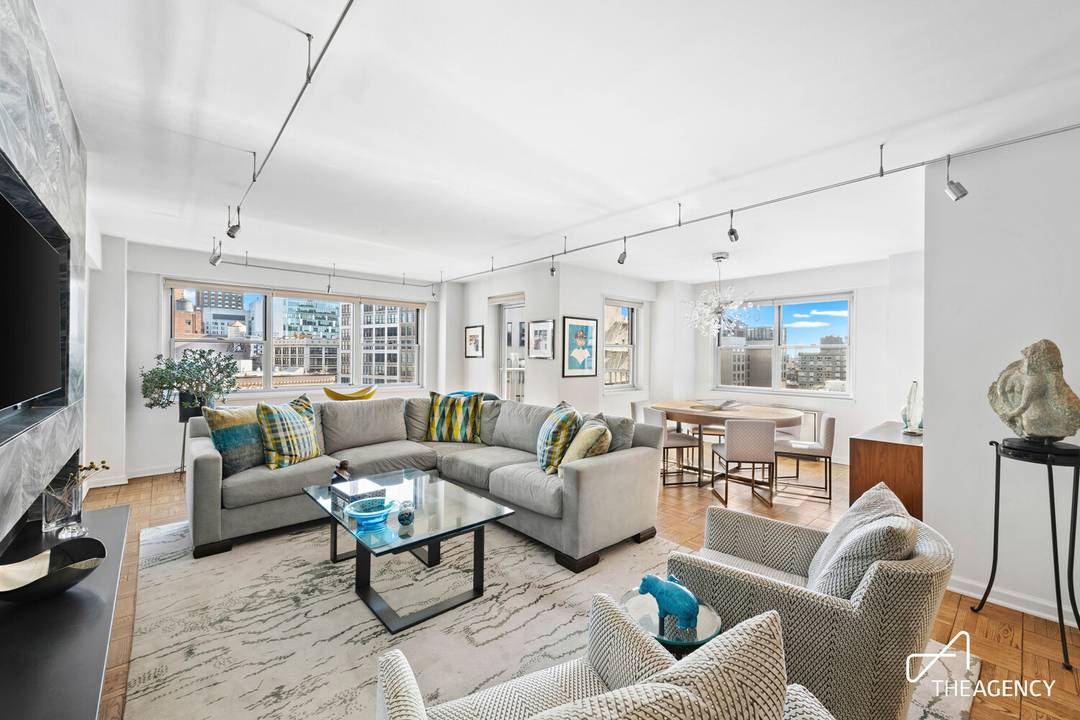 Welcome home to this move in ready two bedroom, two bathroom generously scaled home with exceptional storage and private outdoor space in one of Greenwich Village's premier full service buildings.