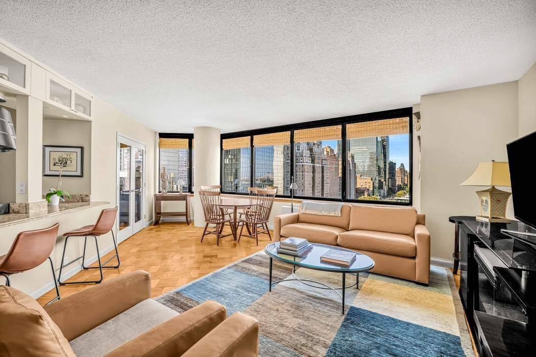 Spectacular East River and City views from this spacious mint condition 2 Bedroom, 2 bath apartment with a washer and dryer.