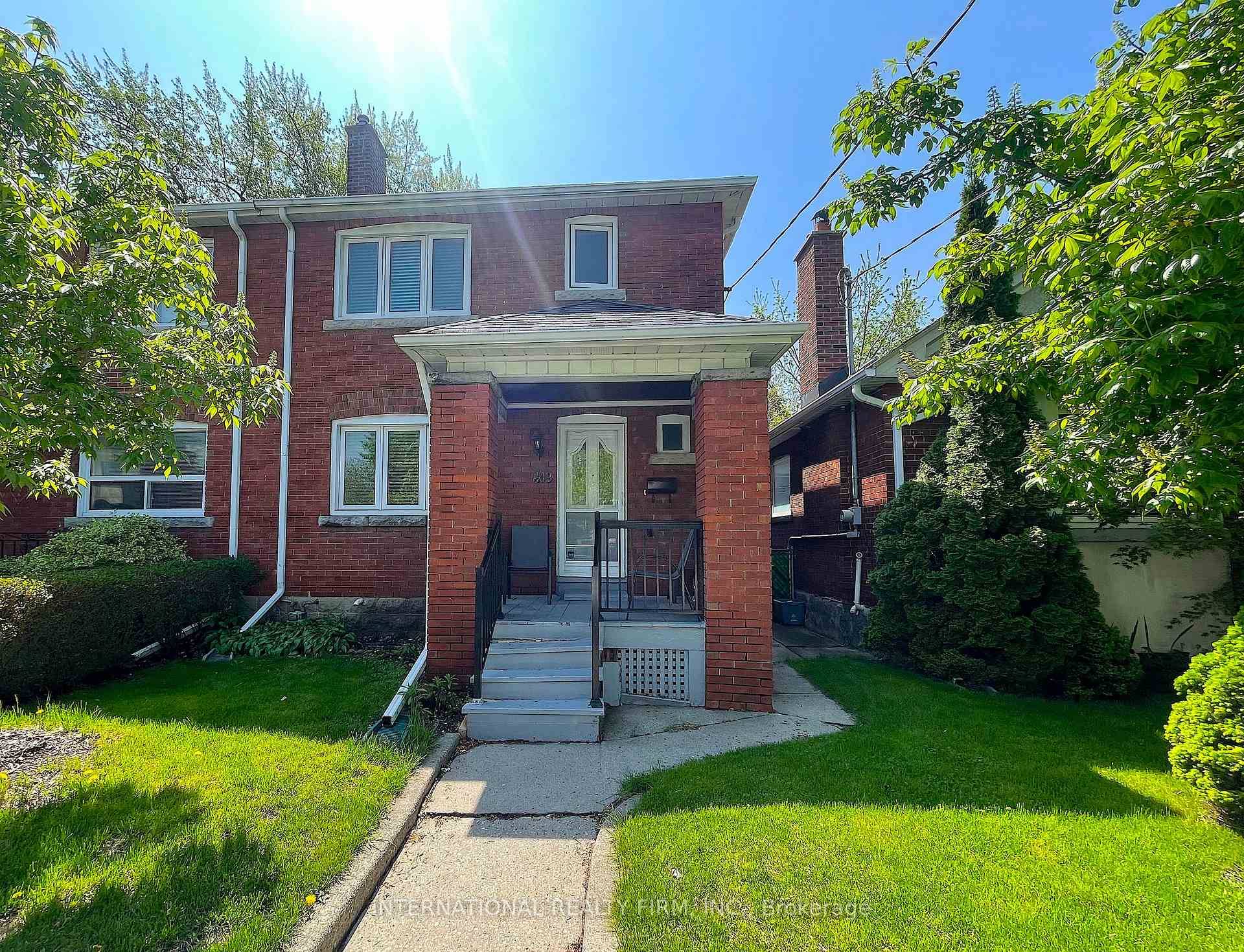 Very spacious semi detached home in popular East York.