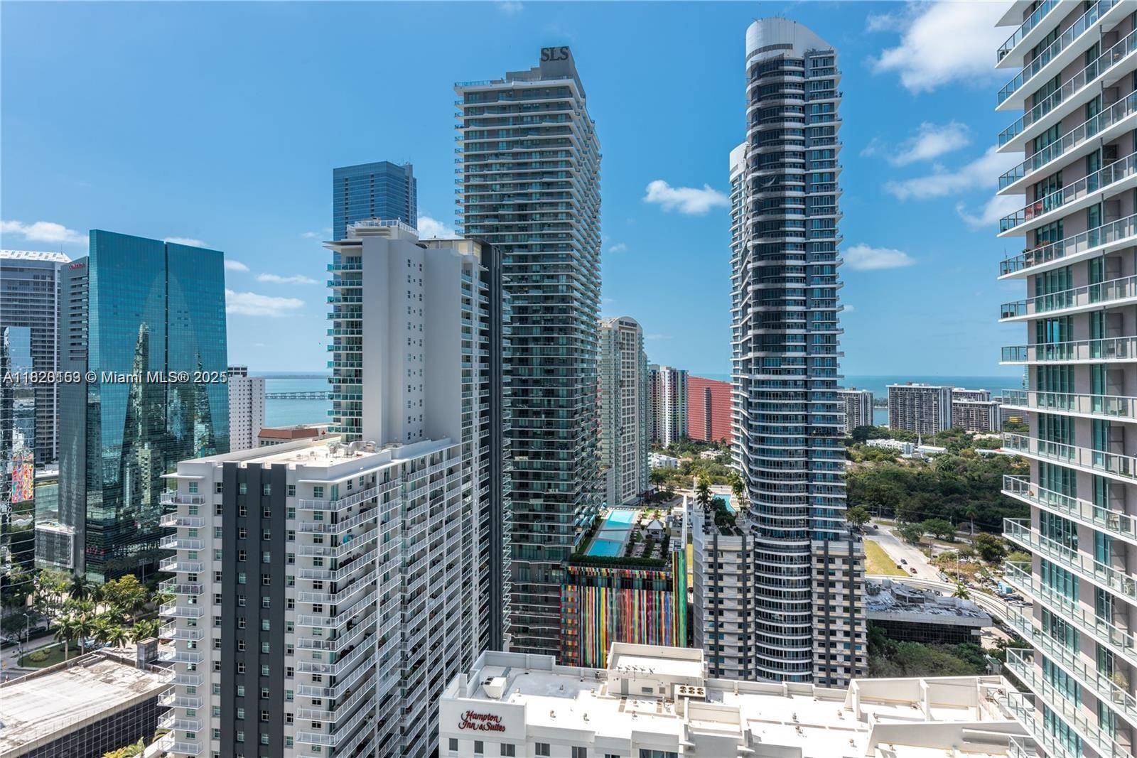 GREAT FOR INVESTORS RENTED UNTIL JULY 2026 FOR 3, 200 MONTHLY Spectacular High Floor Unit with Stunning Views in the Heart of Brickell !