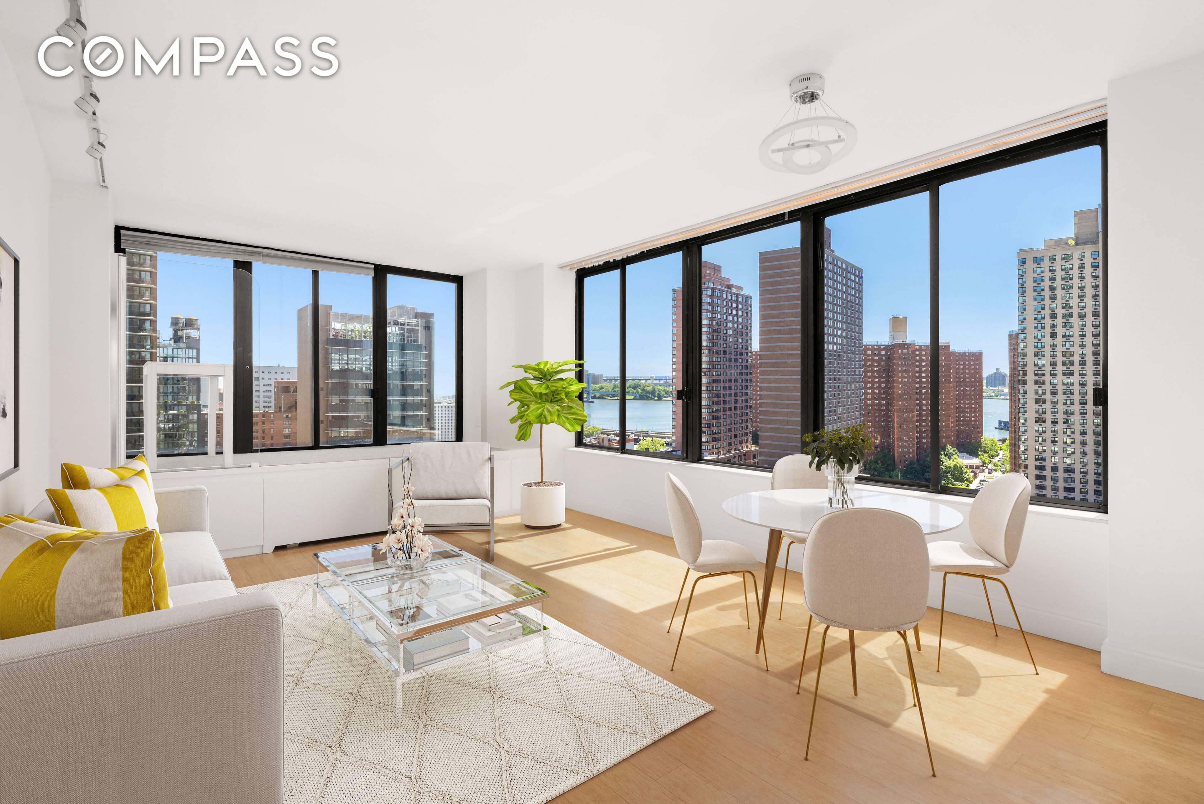 Your chance to own a spacious and sun drenched corner unit with triple exposure !