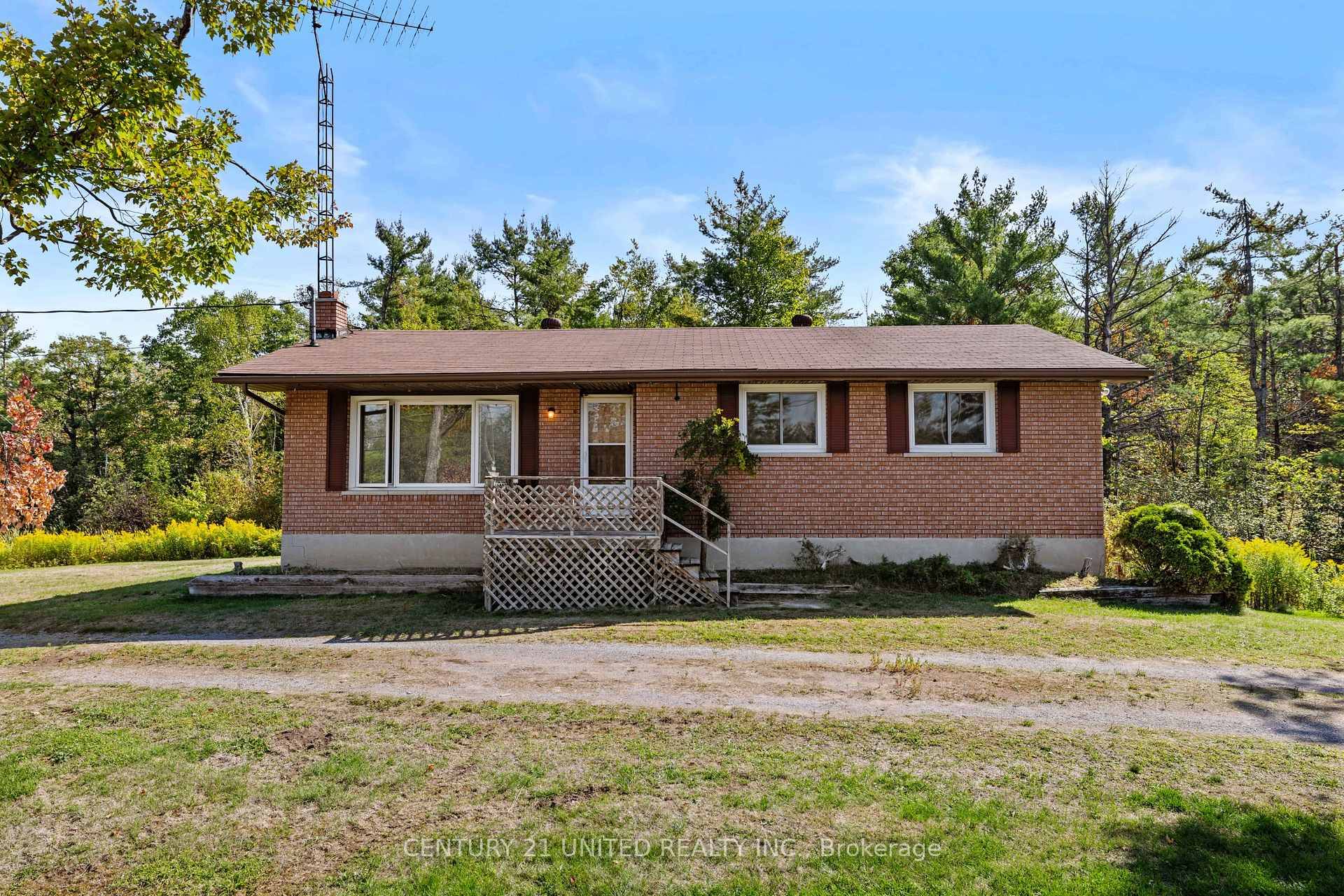 Discover the charm and potential of this 3 bedroom raised brick bungalow, nestled on just under 5 acres along the serene Mississauga River.