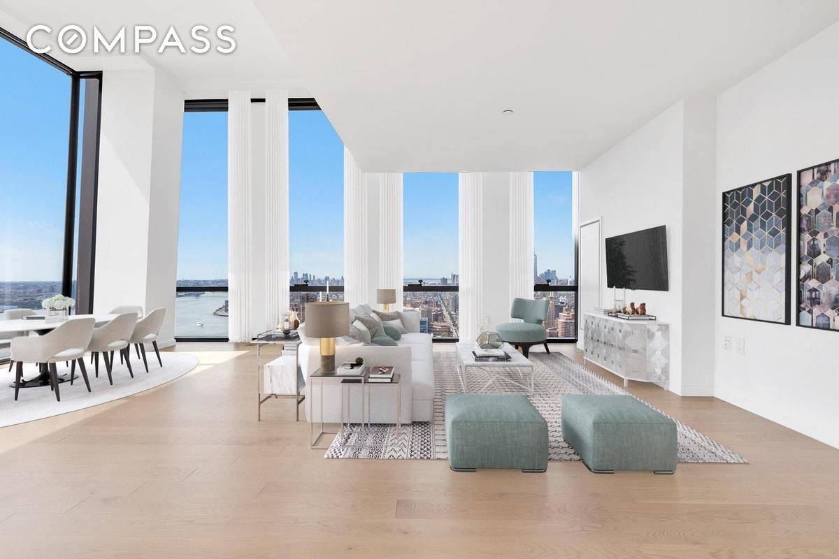Now offering On site and Virtual tours for this unique three bedroom three and half bath PENTHOUSE apartment with outdoor loggia !