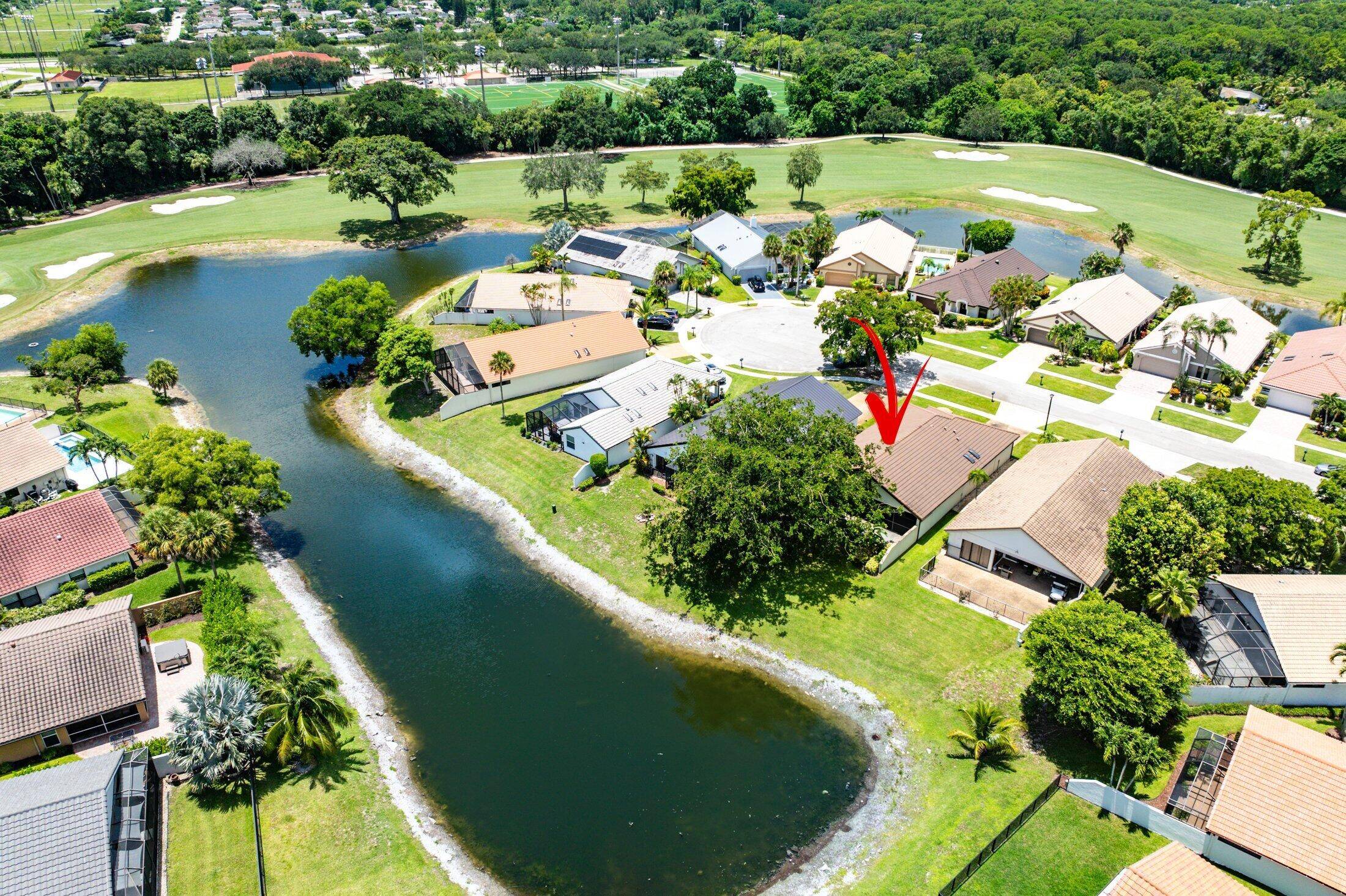 Located in the prestigious Boca Woods Country Club, this updated 3 bedroom, 2 bath home features an open, split floor plan and is perfectly situated on a quiet cul de ...