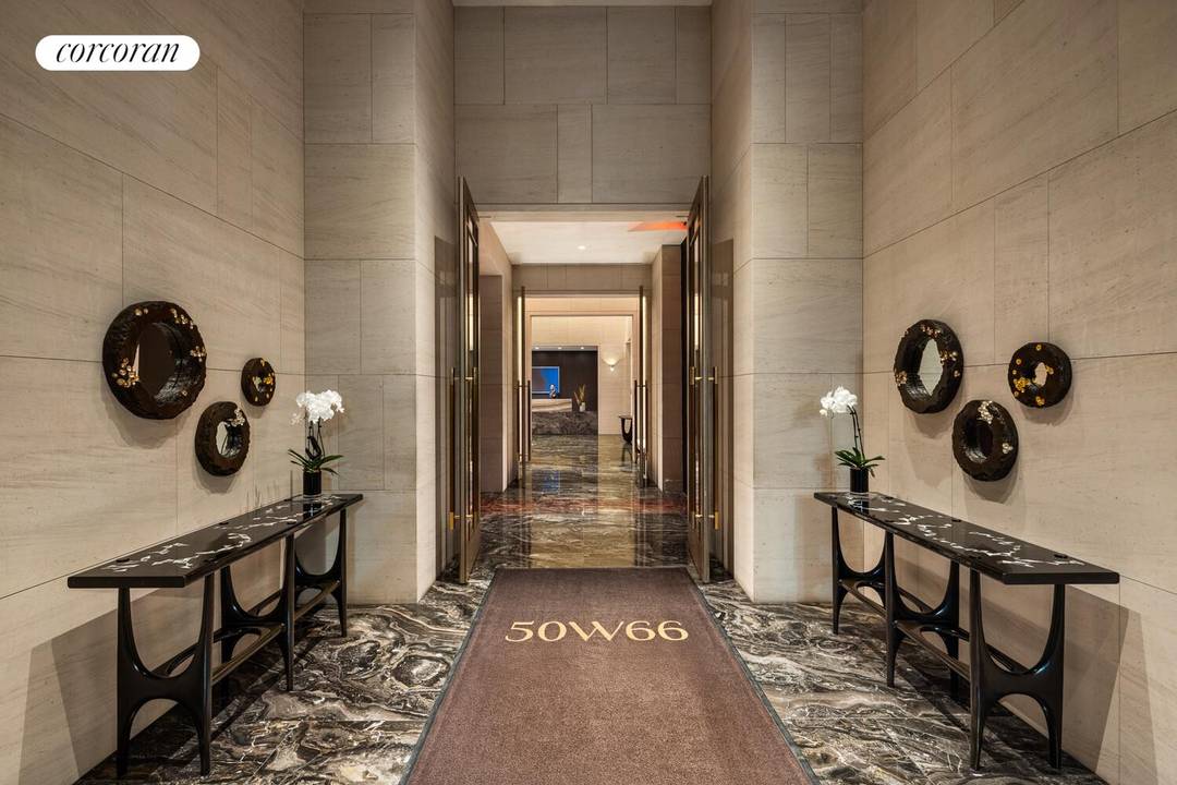 Tower residence 62 is a full floor home spanning 9, 678 interior square feet and 1, 025 square feet of outdoor space spread across two private loggias.