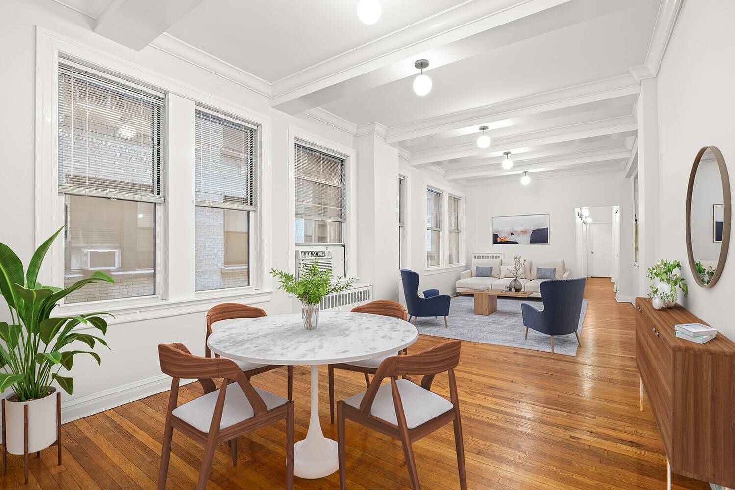 Loft Like Three Bedroom in the Heart of NoMad Apartment 2DE is a rare and truly one of a kind offering available for the very first time.