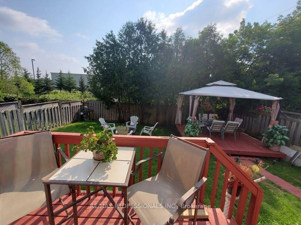 Builders model home on a Premium lot with no neighbours behind, private yard, and backing Bear Creek !