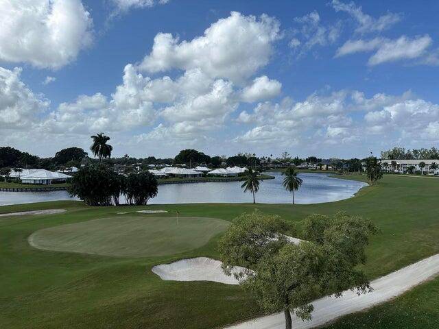 Resort style living with fabulous lake and golf course views.