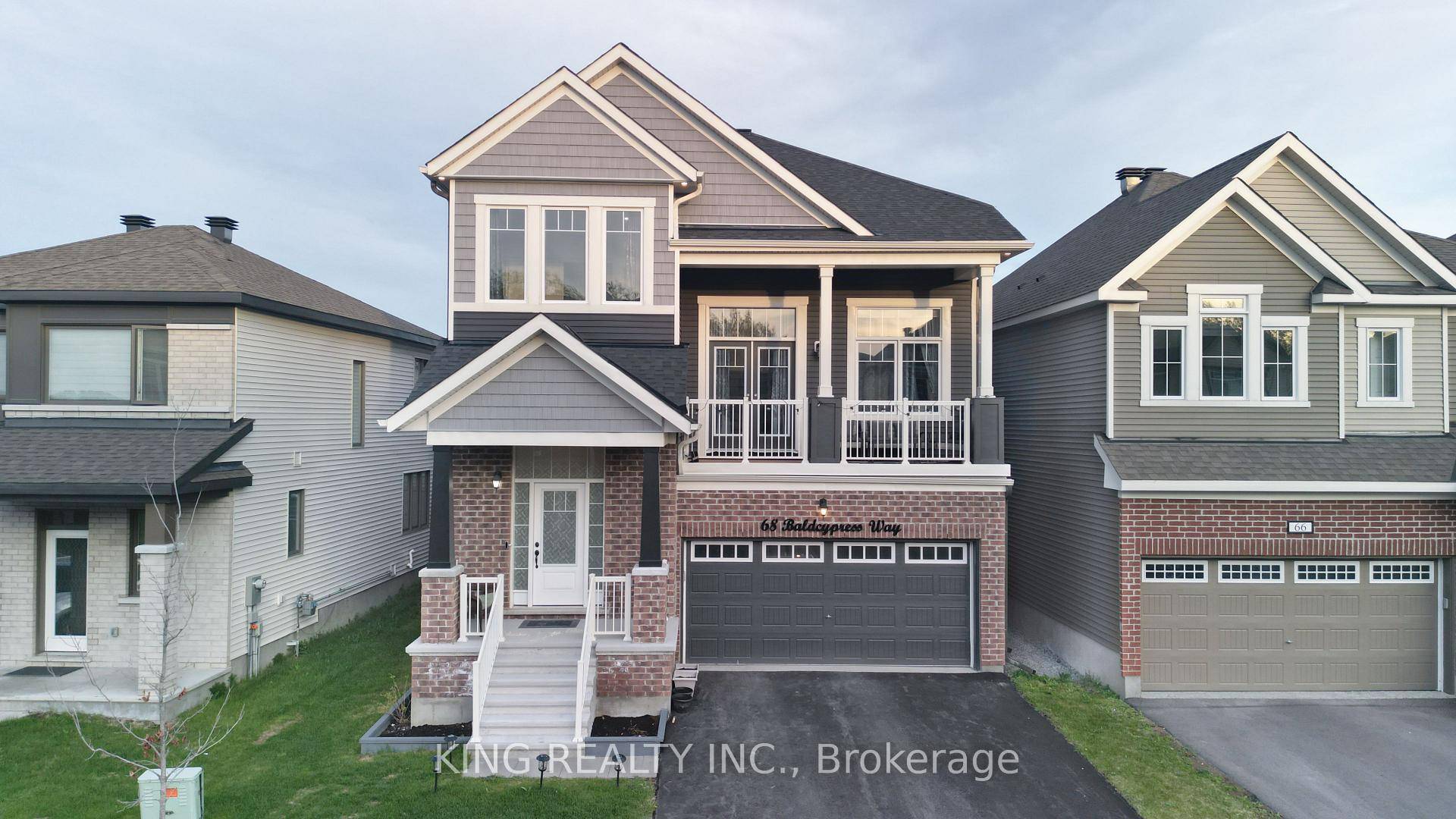 ONLY 5 Y O and very well maintained EXCEPTIONAL TALL detached DOUBLE GARAGE home on QUITE STREET, 4 1 BED RMs and 3.