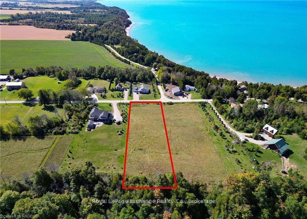 Exceptional 1. 32 acre building lot located in the up and coming hamlet of Port Albert.
