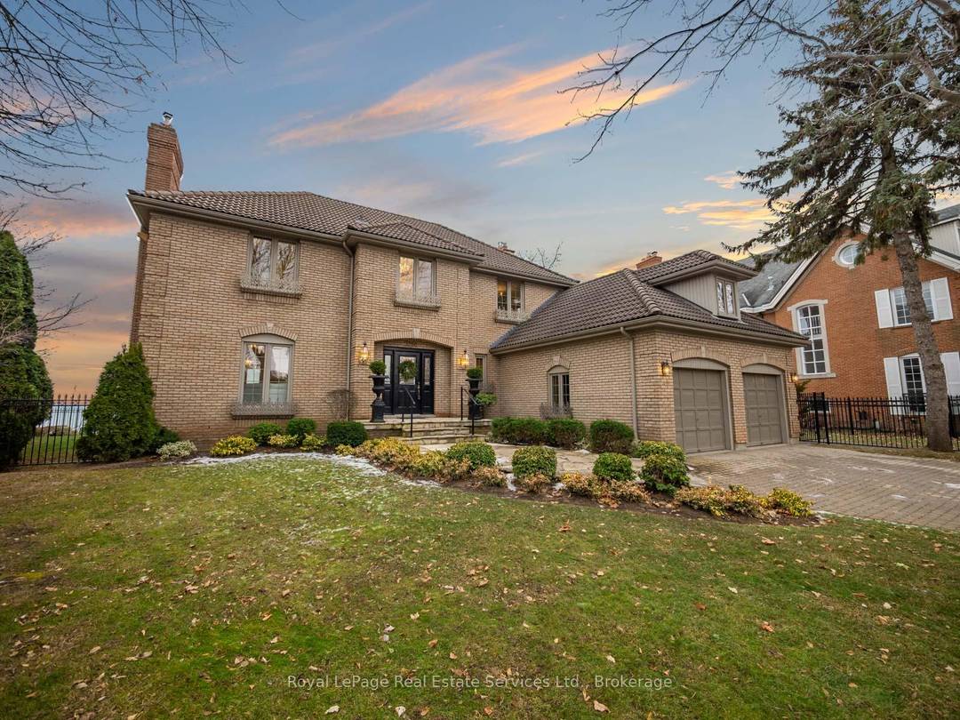 Spectacular lakefront property with 93' frontage on Lake Ontario.