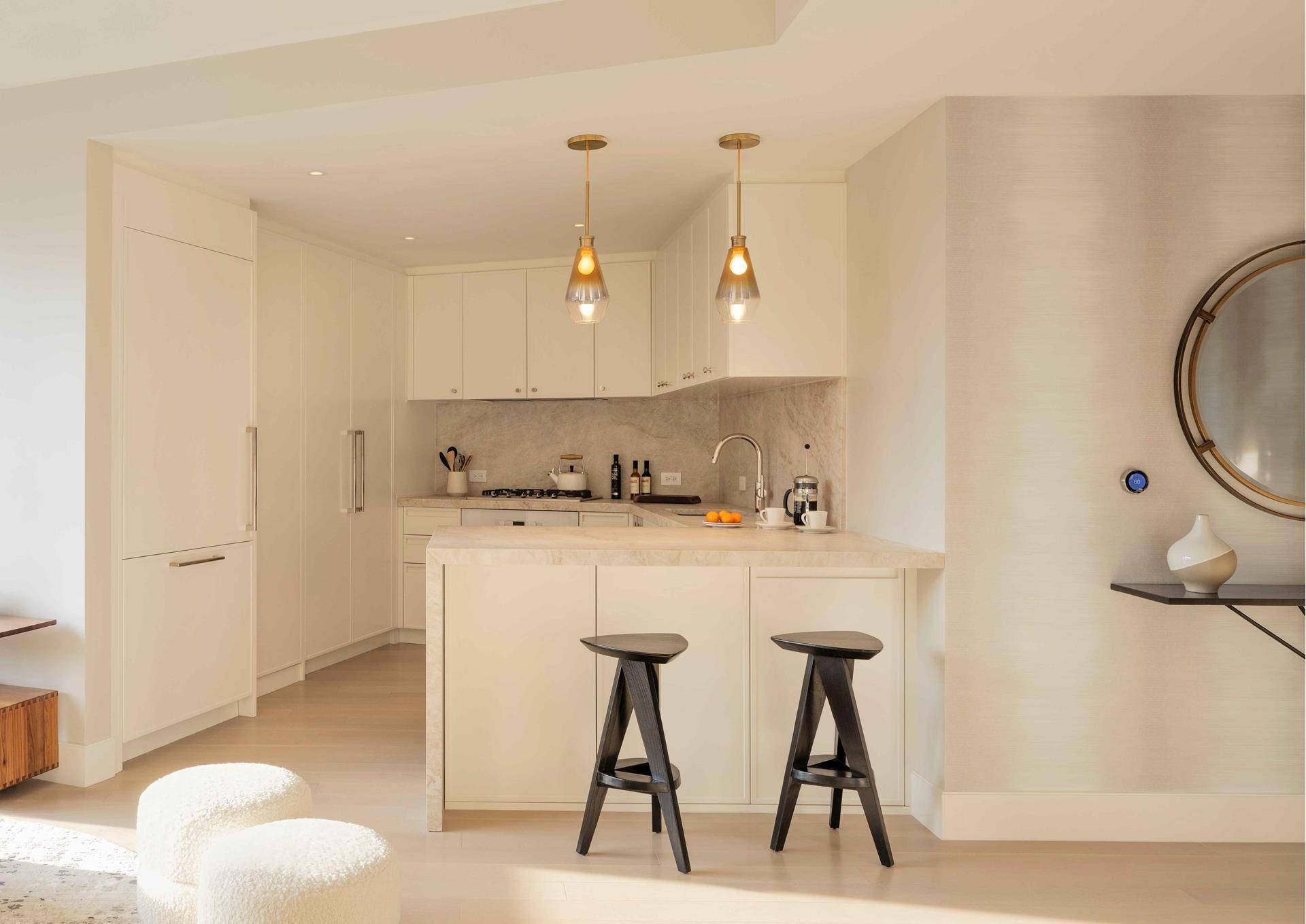 This bright and spacious 1, 226 square foot, 2 bedroom, 2 bathroom home features oversized south and west facing windows that bathe the residence in natural light and frame open ...