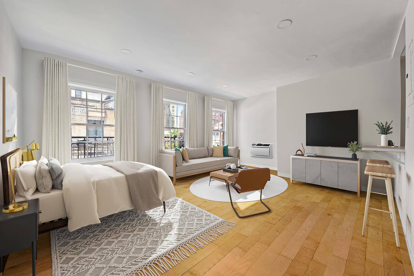 Newly renovated spacious studio on one of the most desirable blocks in the West Village !