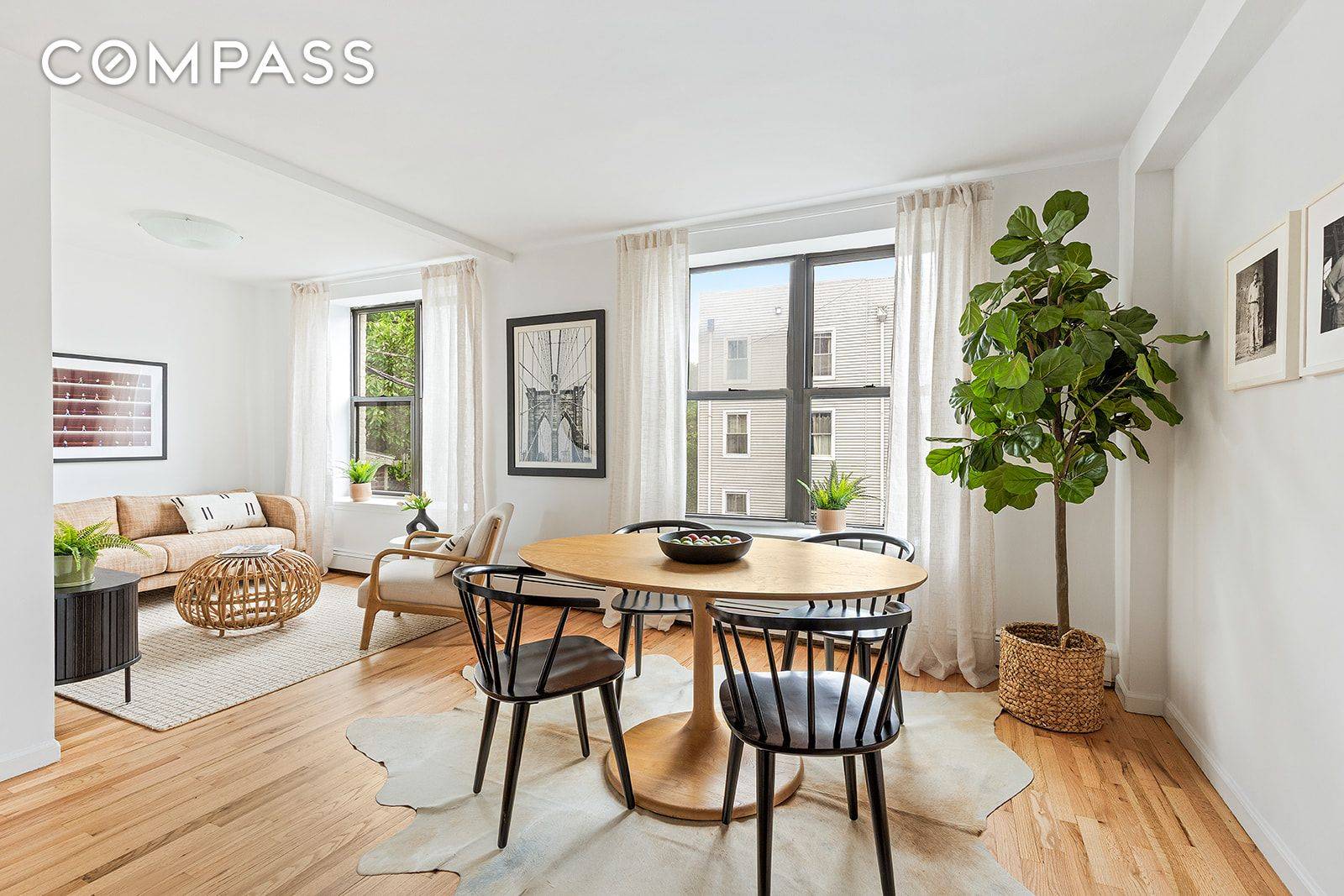 Sunlight, charm, and a prime Fort Greene location come together seamlessly in this beautifully maintained two bedroom at 147 South Oxford Street.