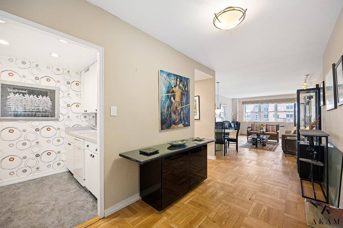 RARELY AVAILABLE D LINE, one of the largest bedroom's in the building, now awaits your personal touch.