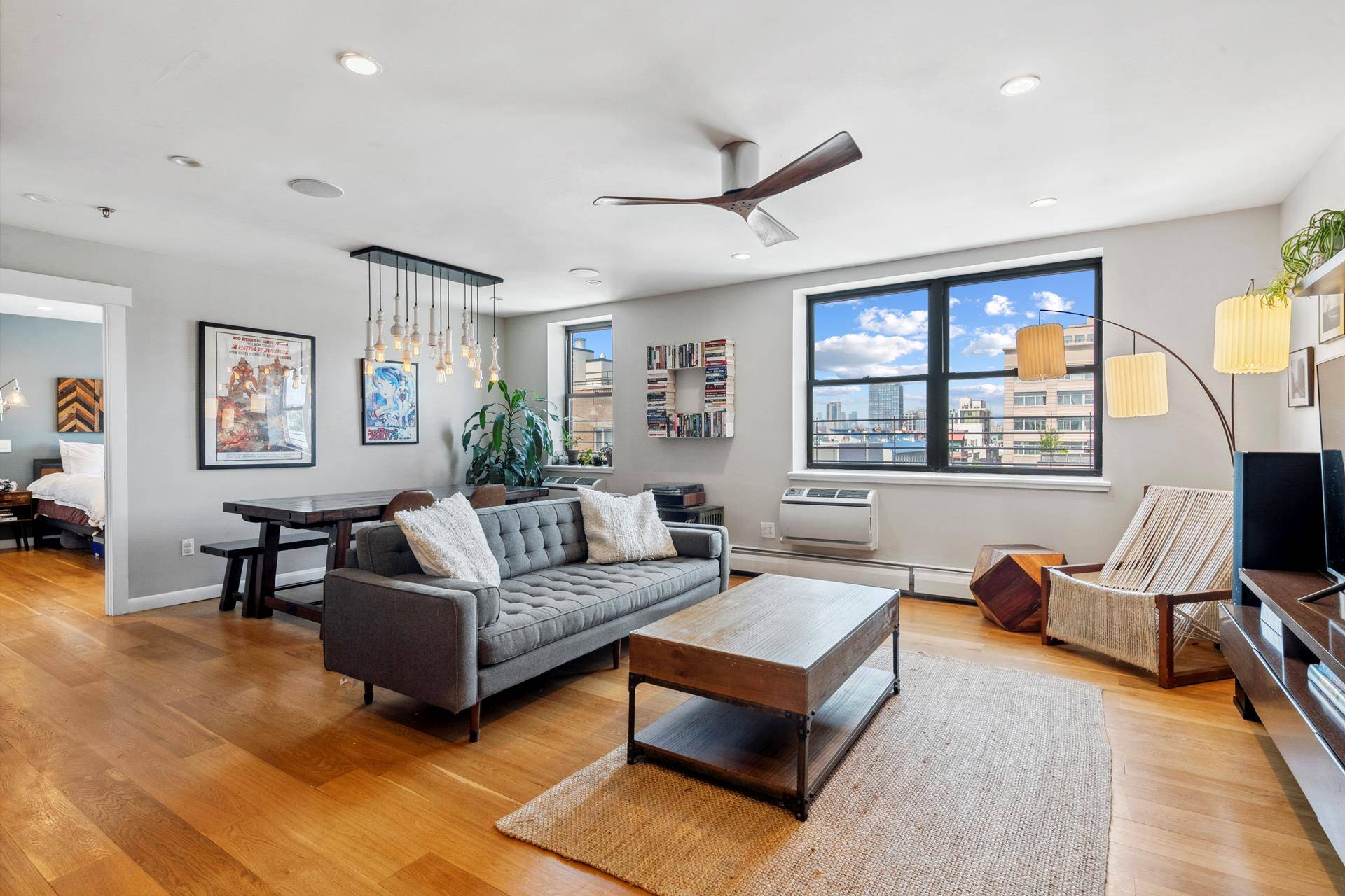 Elegant Corner Condo with Sweeping Skyline Views in the Heart of Brownstone Brooklyn Welcome to 156 Sackett Street, Residence 6AB a grand and light filled three bedroom, two bathroom home ...